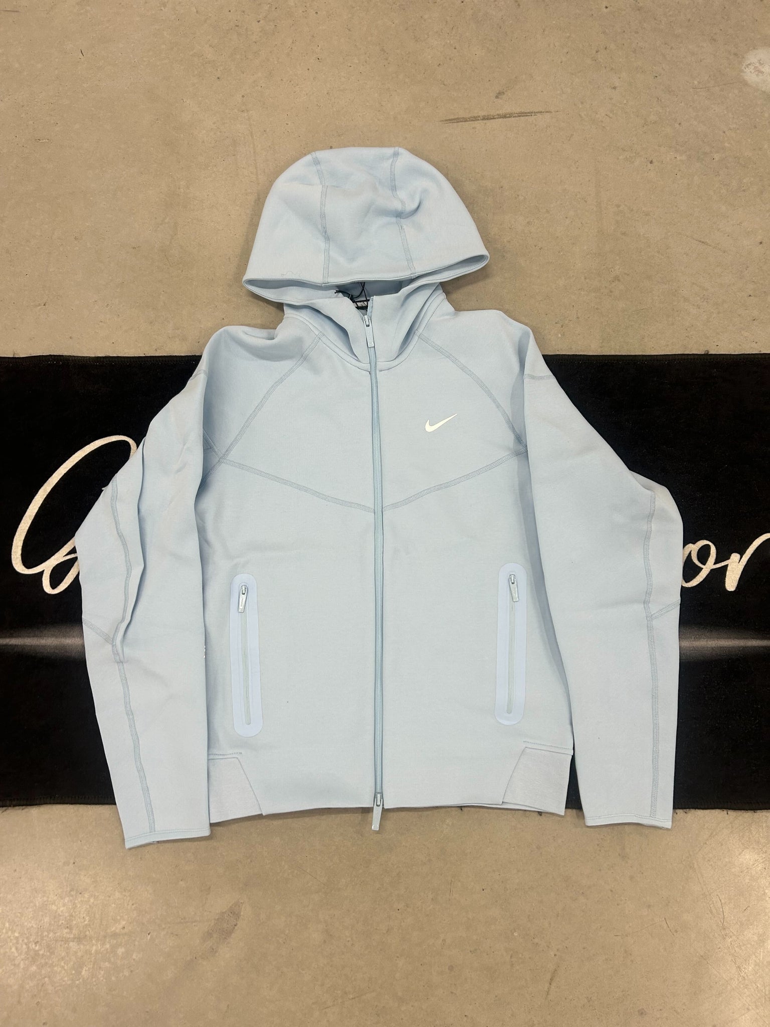 Nocta “sky blue” tech fleece hoodie