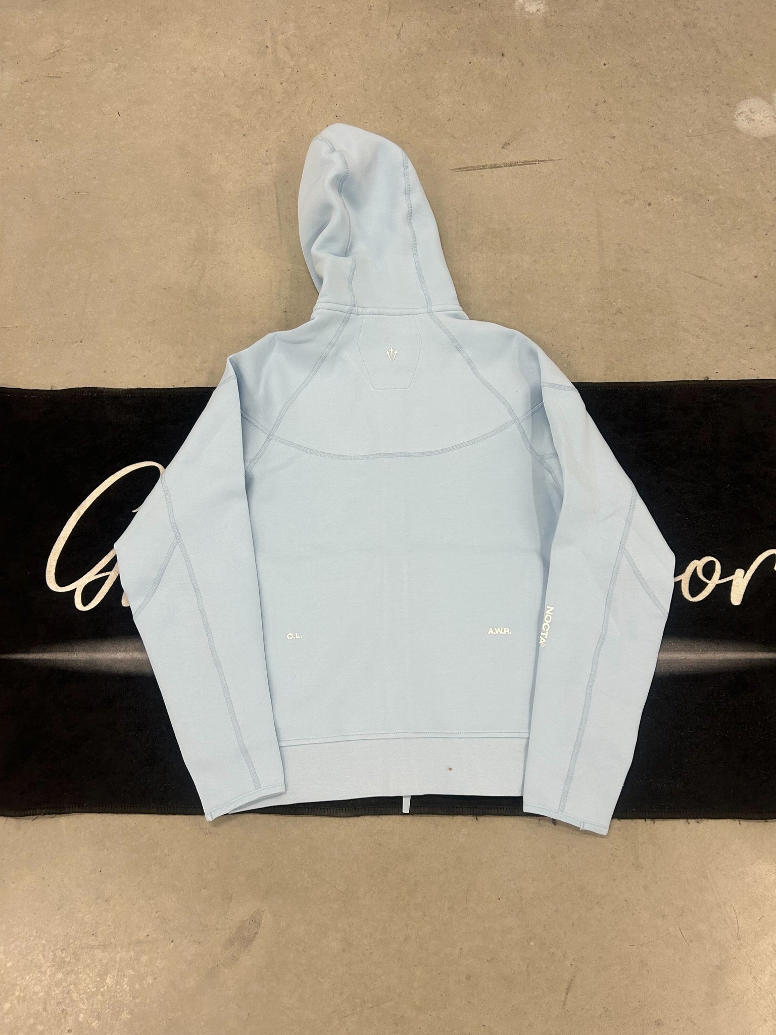 Nocta “sky blue” tech fleece hoodie