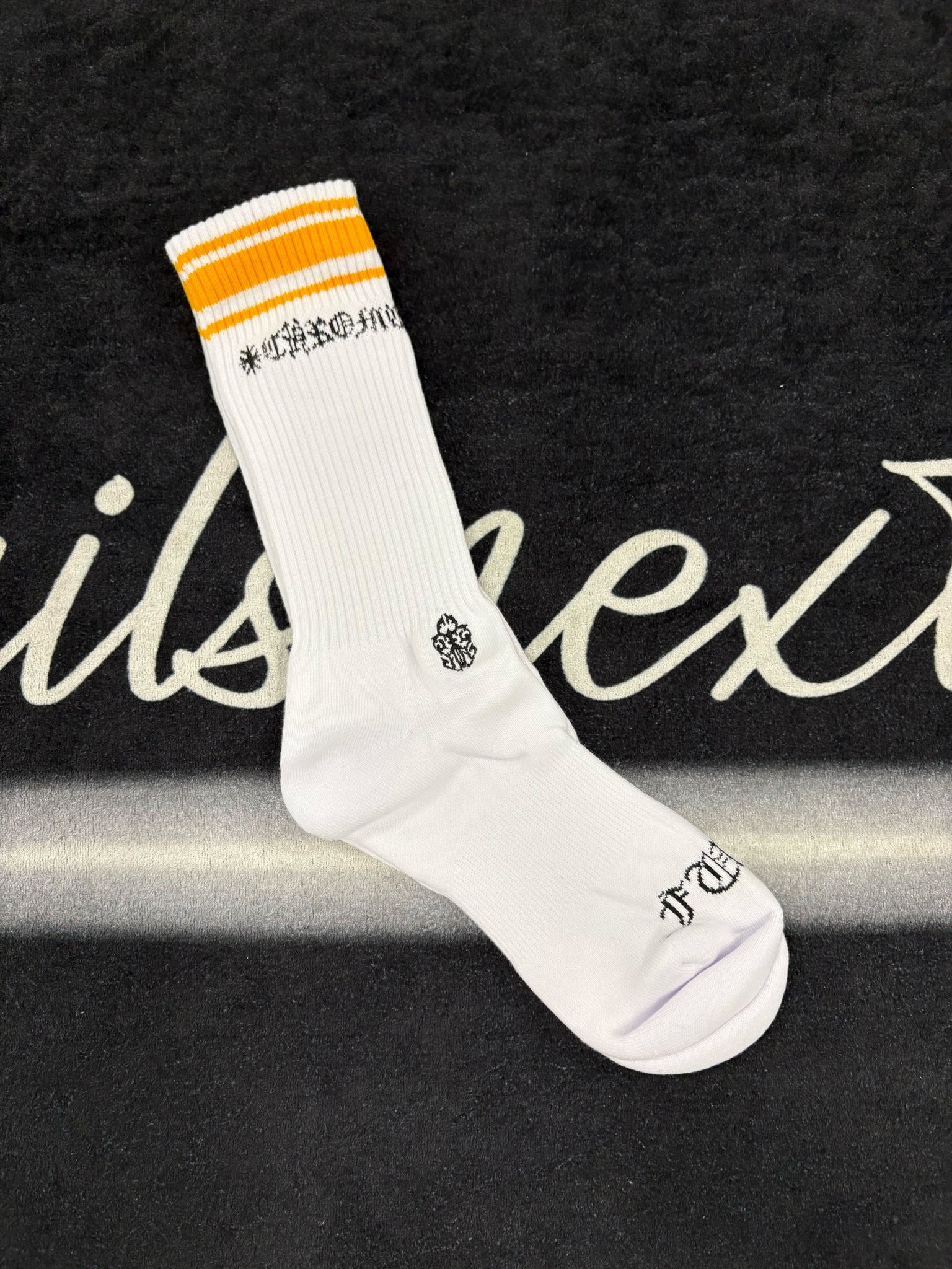 Chrome hearts “yellow line” socks