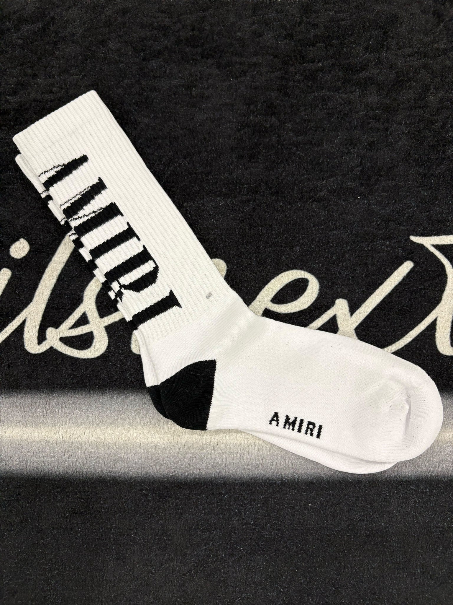 Amiri “square logo” socks
