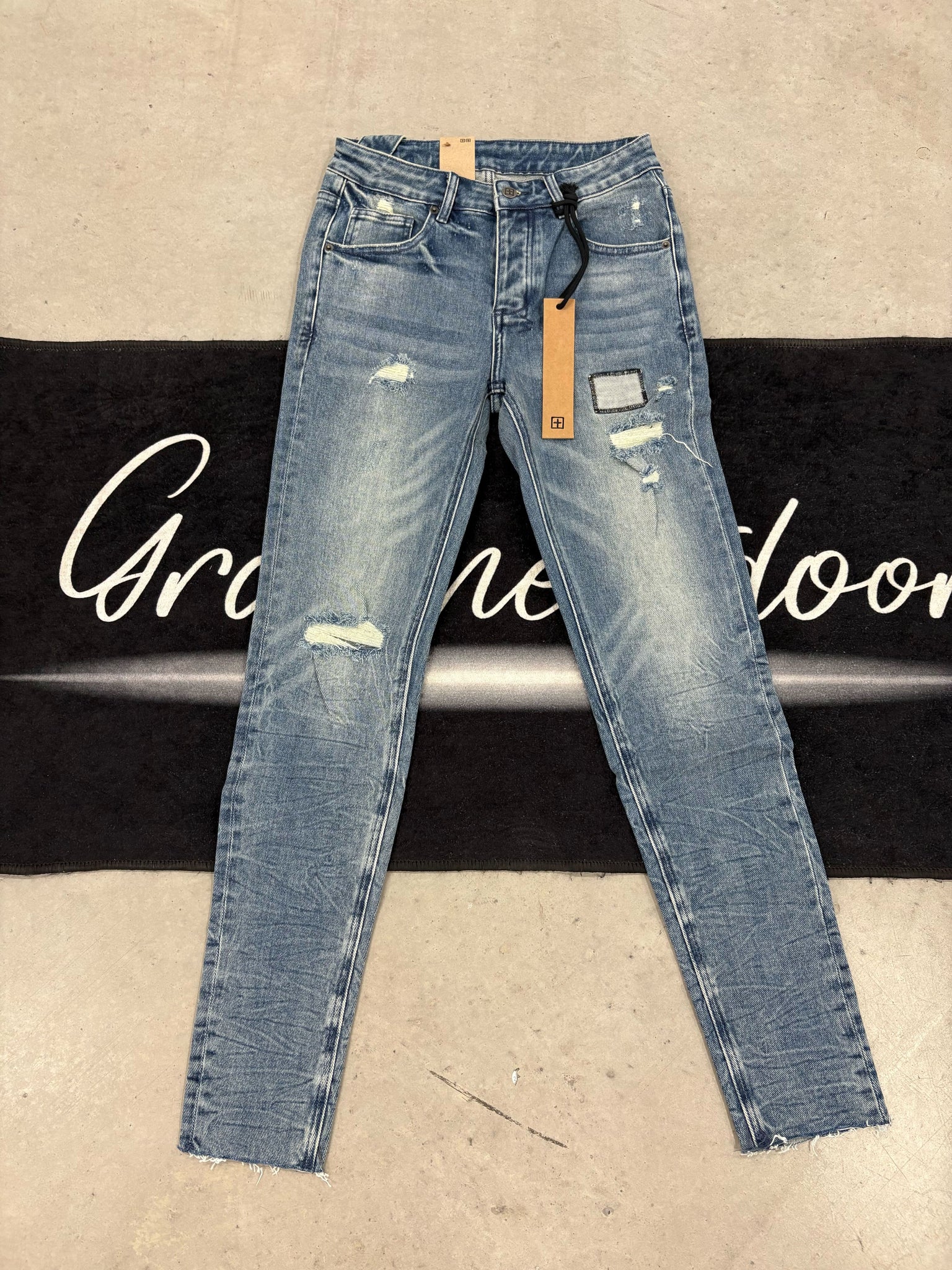 Ksubi “dark ripped” jeans
