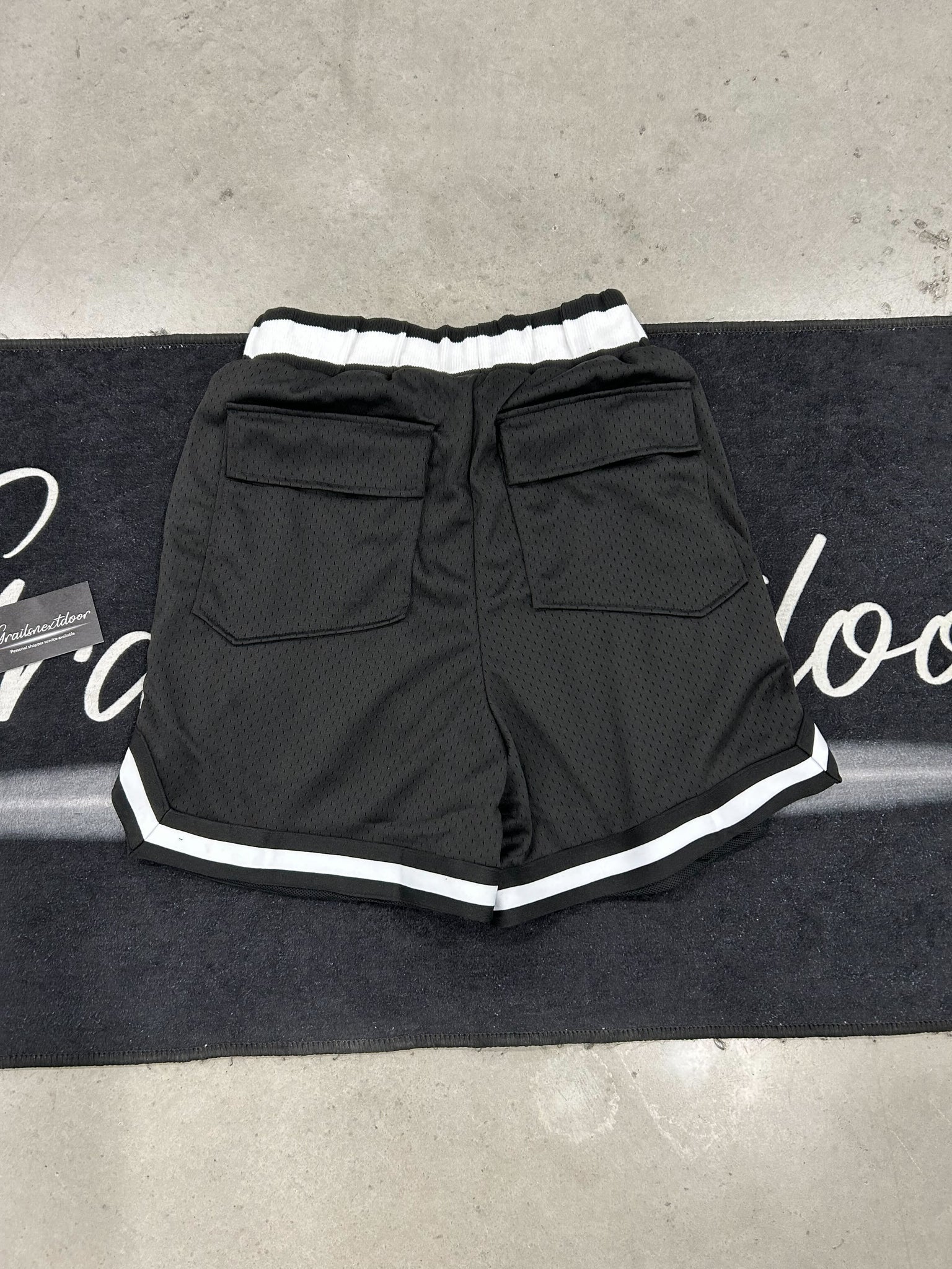 Rhude "black with print" short