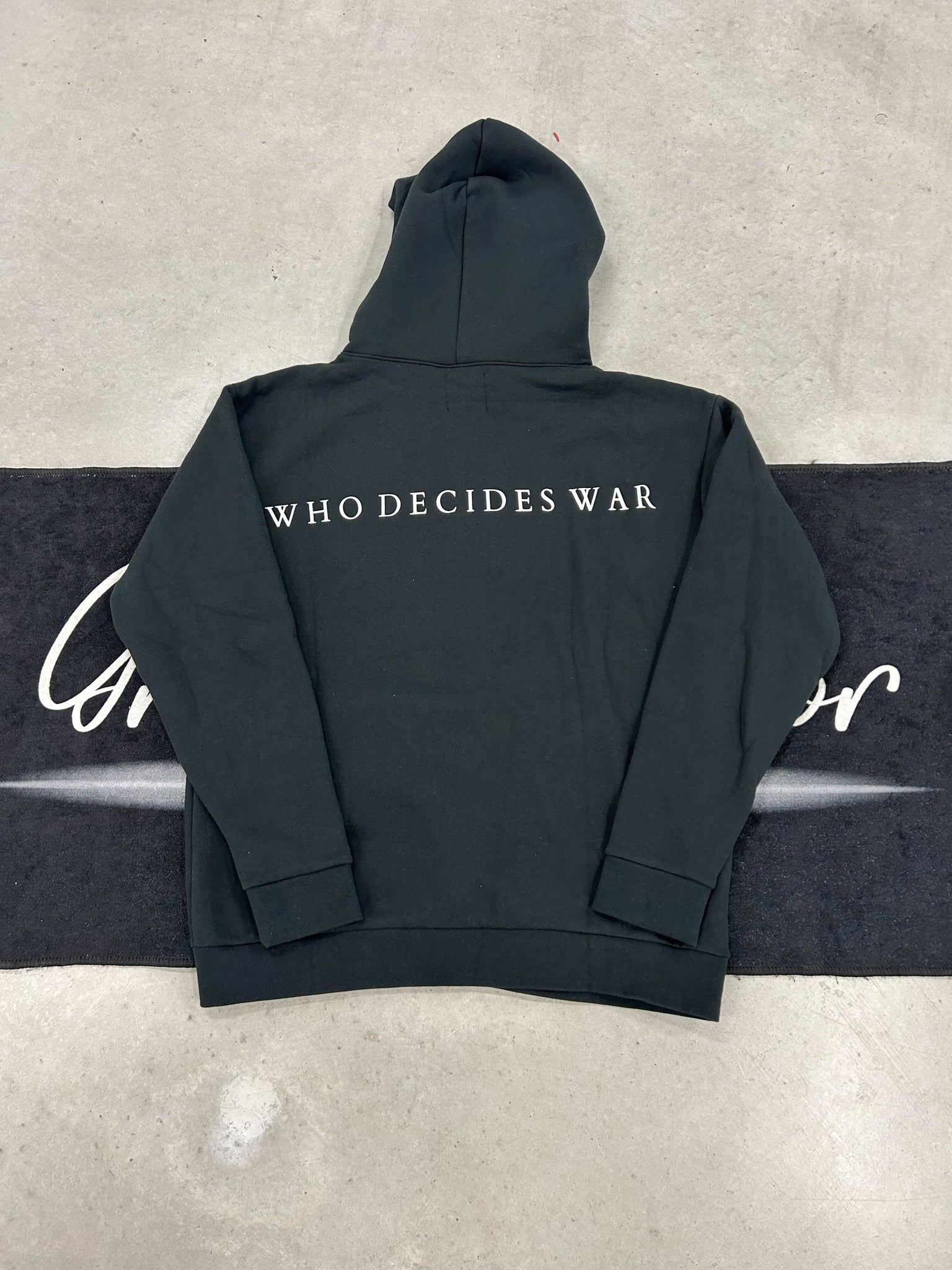 Who Decides War "black" hoodie