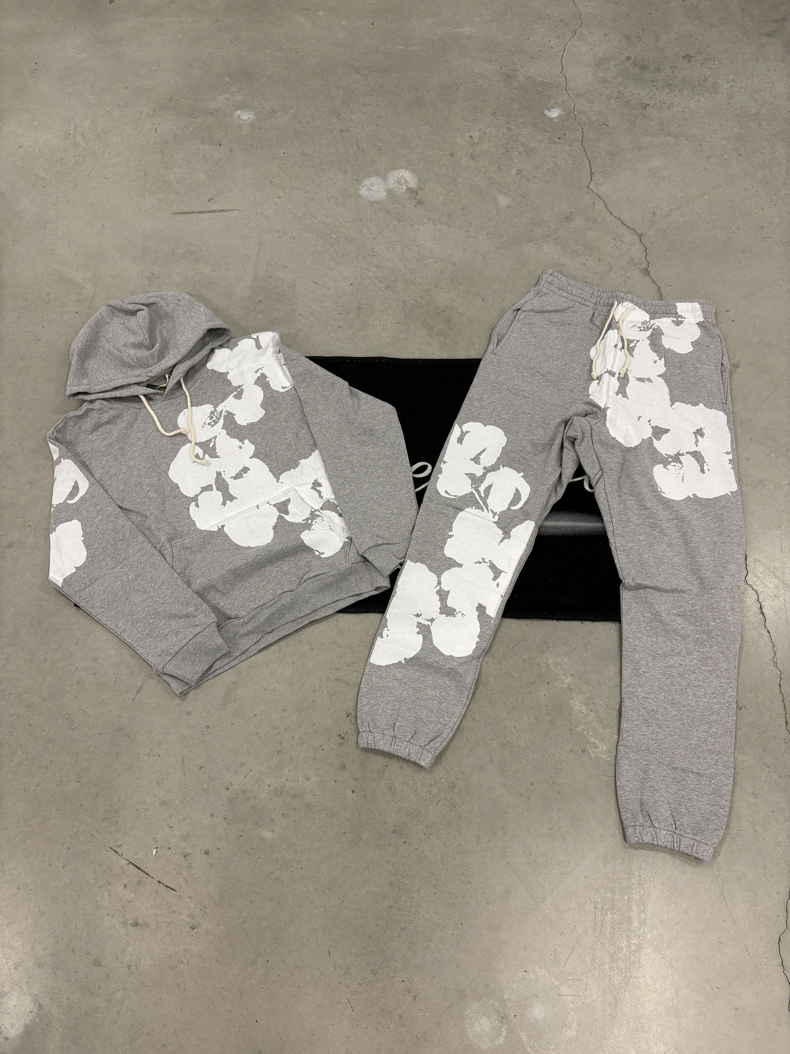 Denim Tears "Grey Jumbo Wreath" Tracksuit