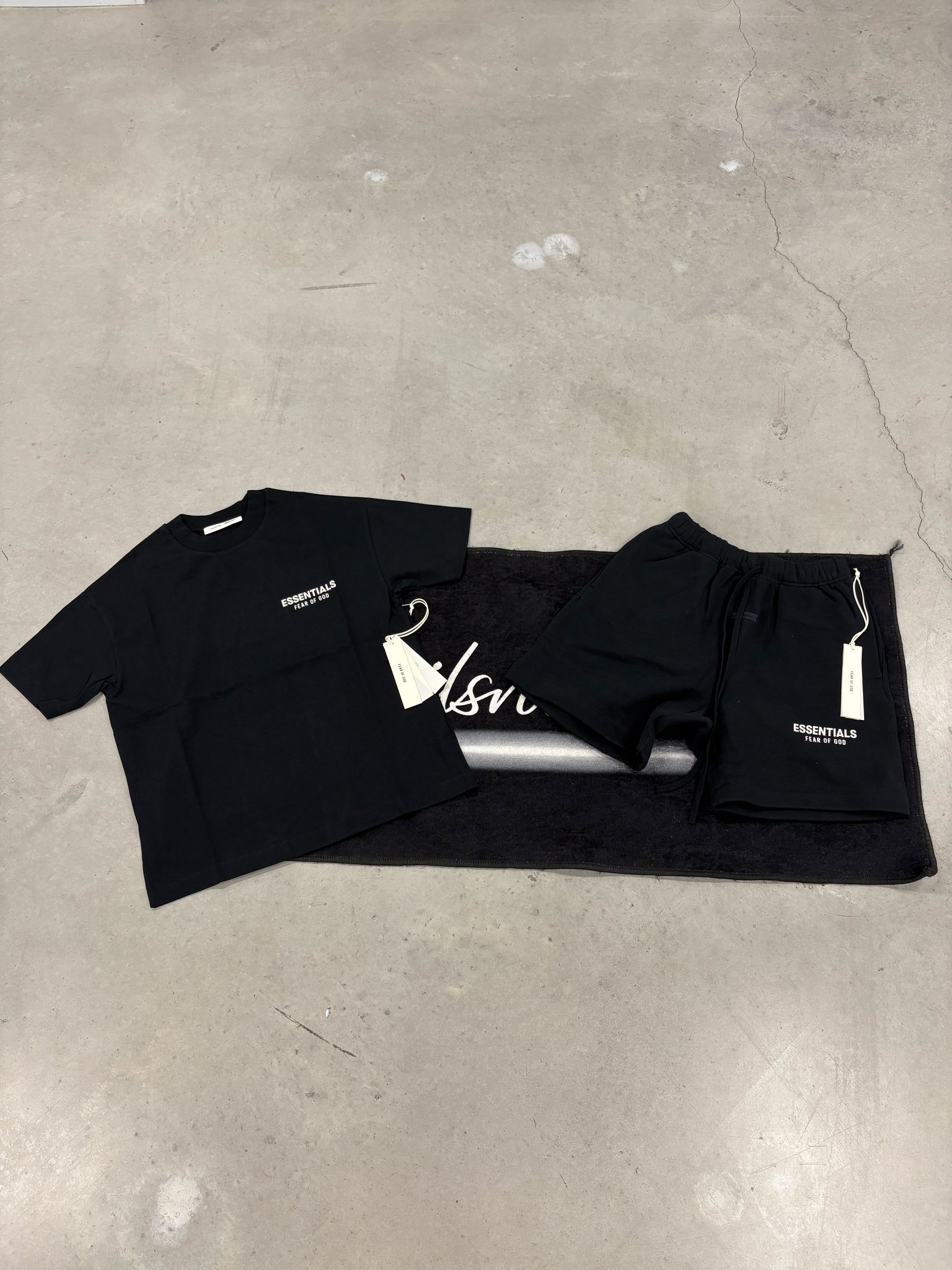 Essentials "2025 Black SS" Summer Set