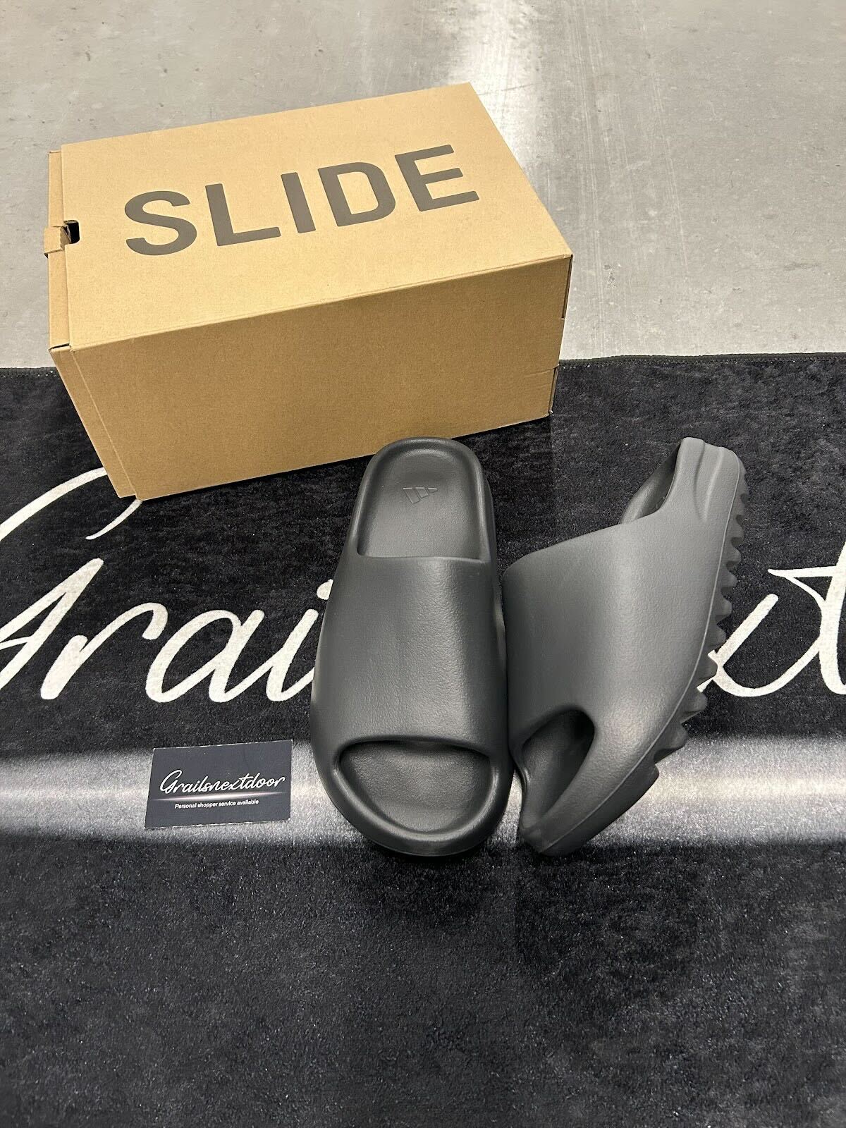 Yeezy New "Onyx" Slides