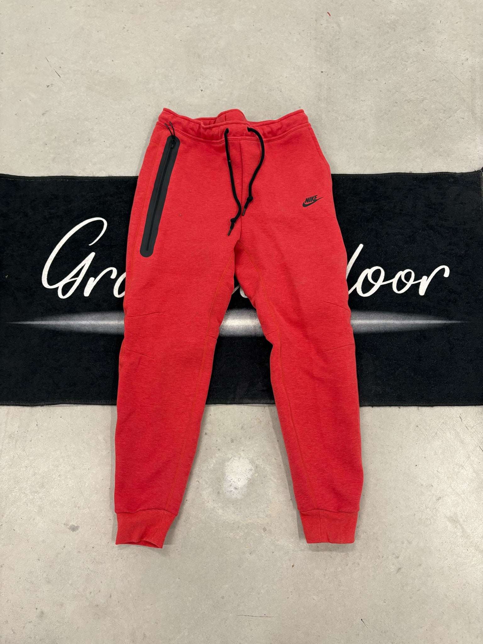 Nike "Red Tech Fleece" pants