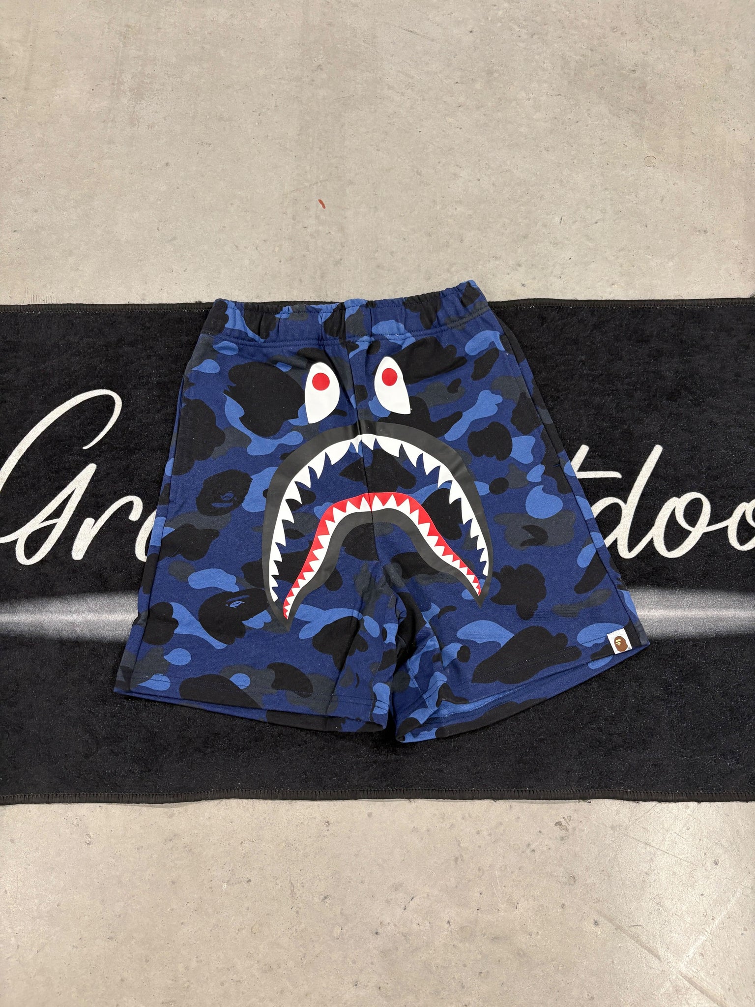 Bape "Blue Camo" short