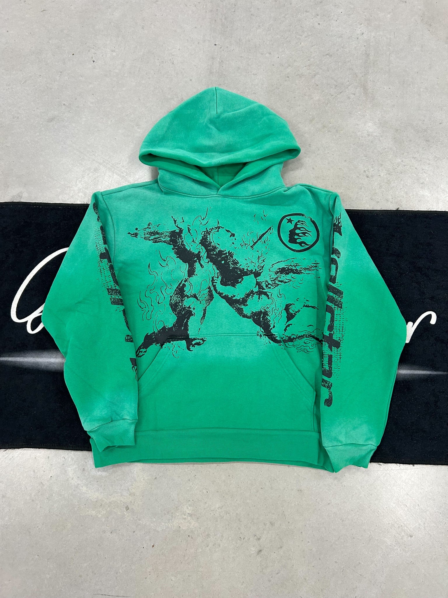 Hellstar "path to paradise green" hoodie