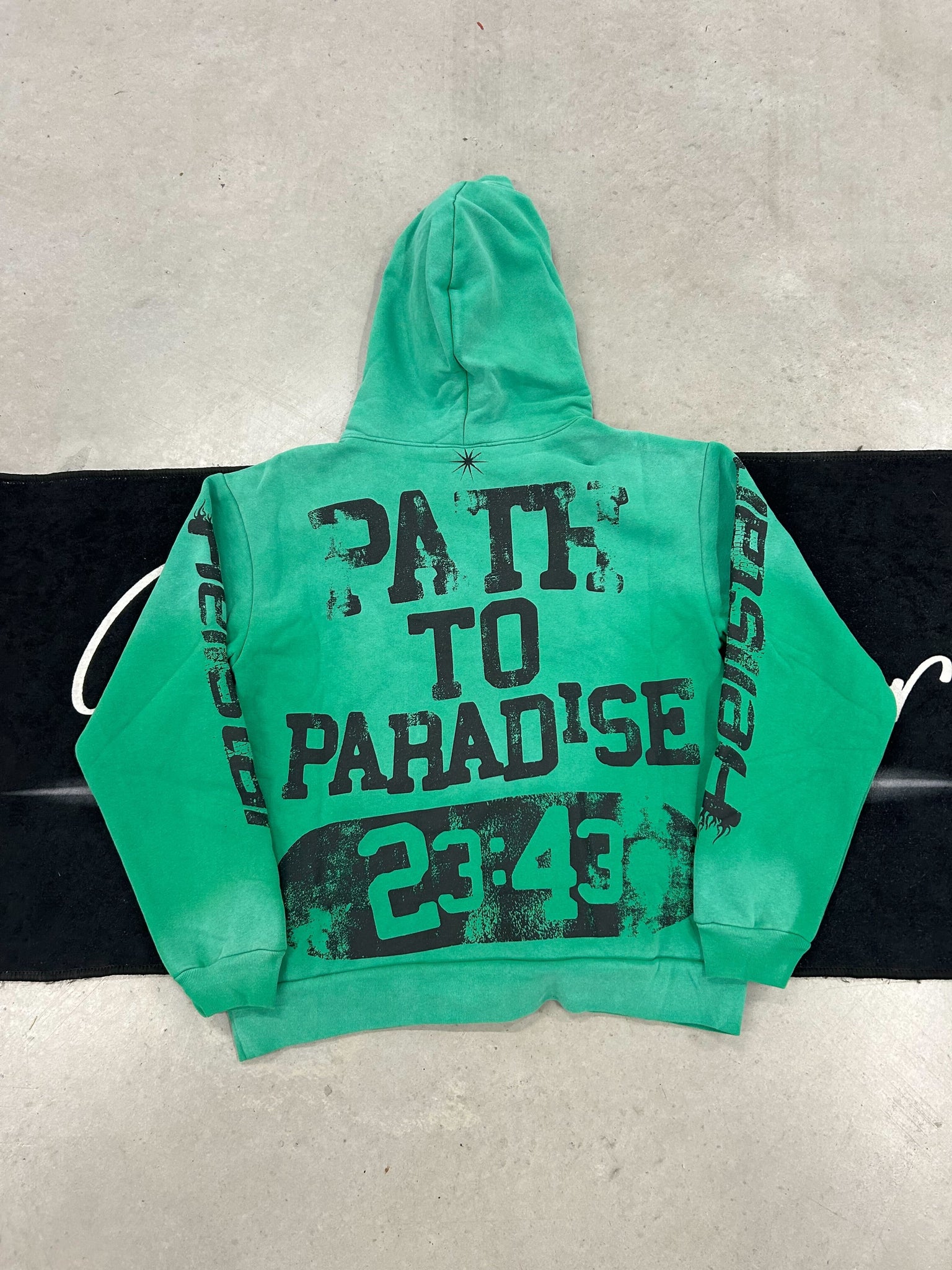 Hellstar "path to paradise green" hoodie