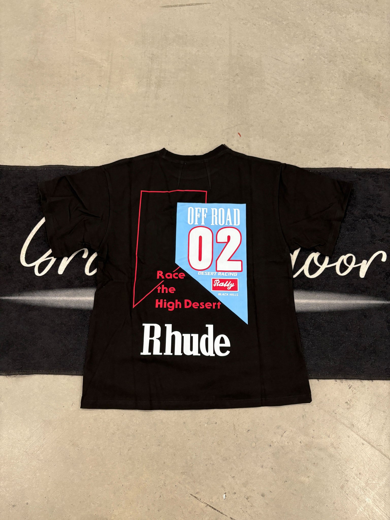 Rhude “off road black” shirt