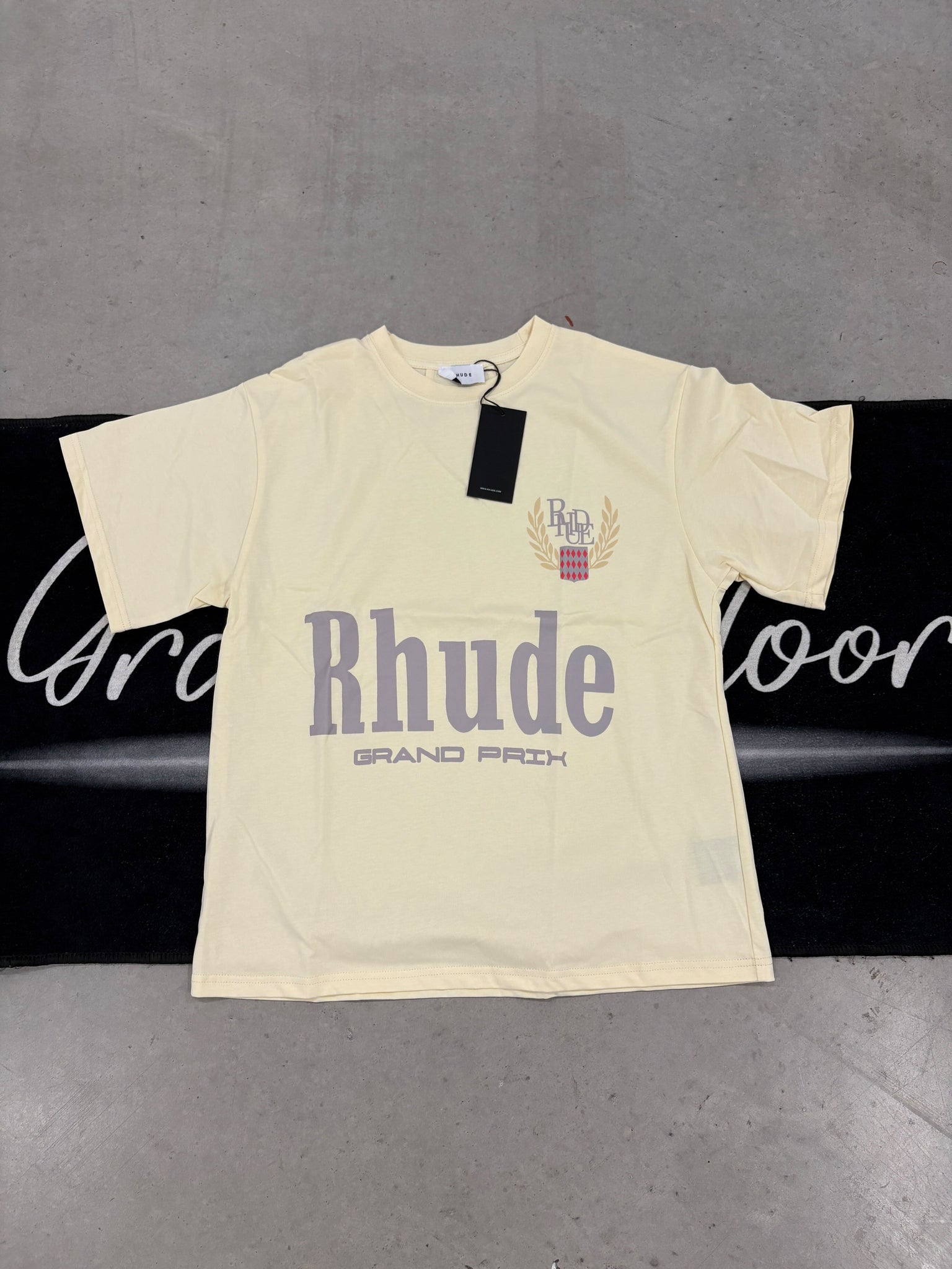 Rhude “Grand Prix cream” shirt