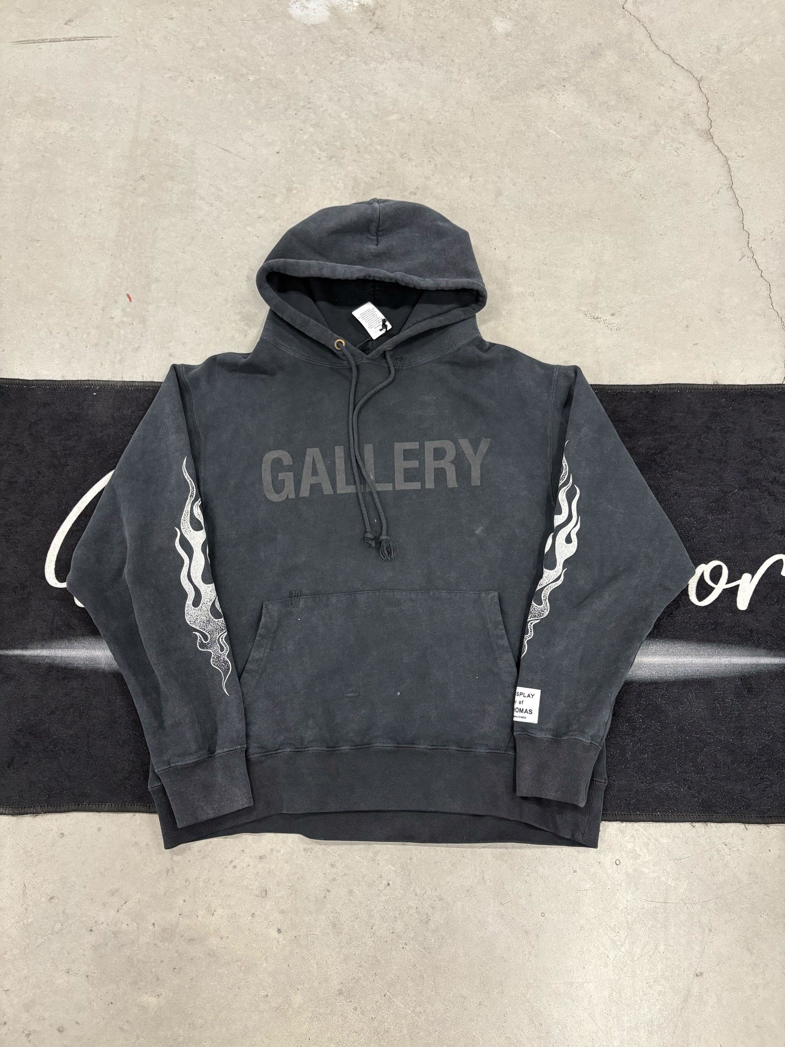 Gallery Dept "flame' hoodie (used)