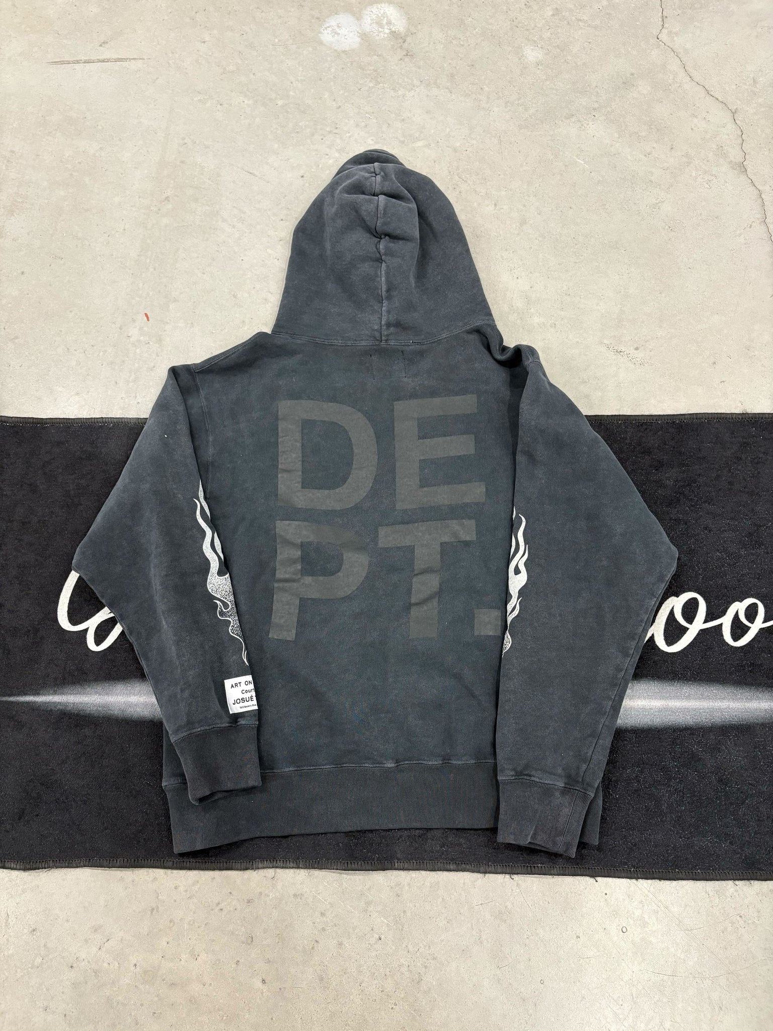 Gallery Dept "flame' hoodie (used)