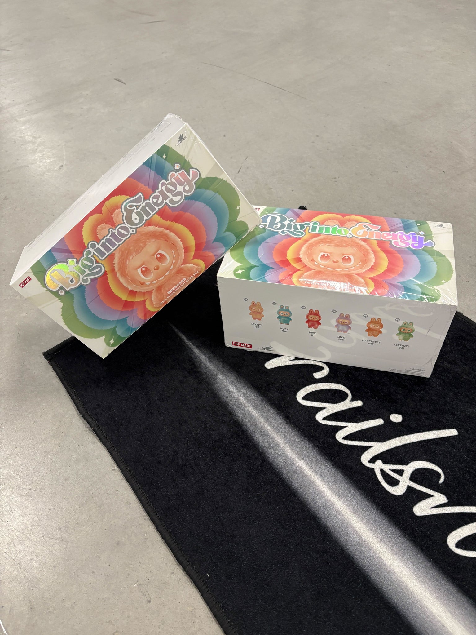 Labubu “big into energy” box