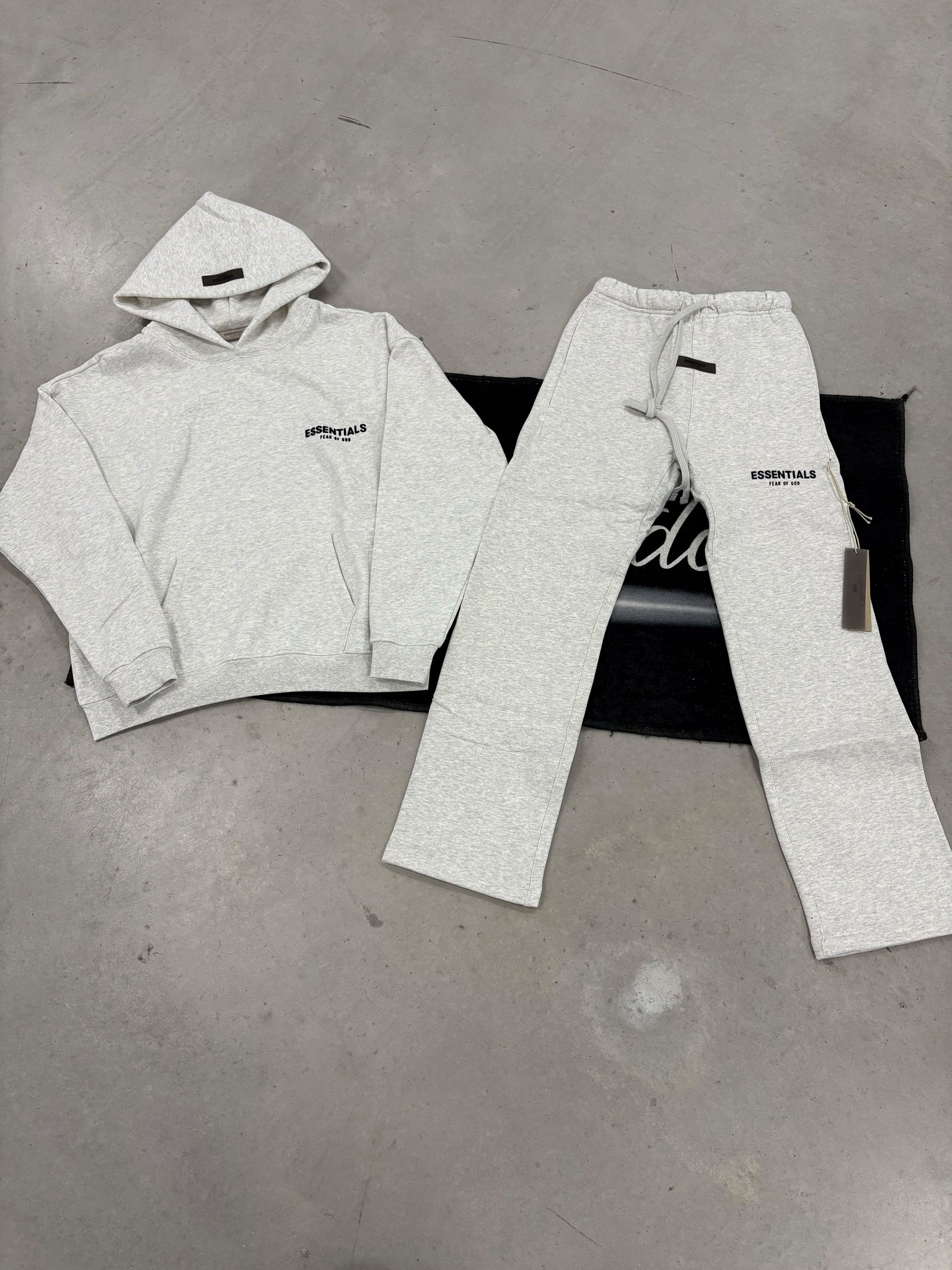 Essentials Light Oatmeal Open-Cut Tracksuit