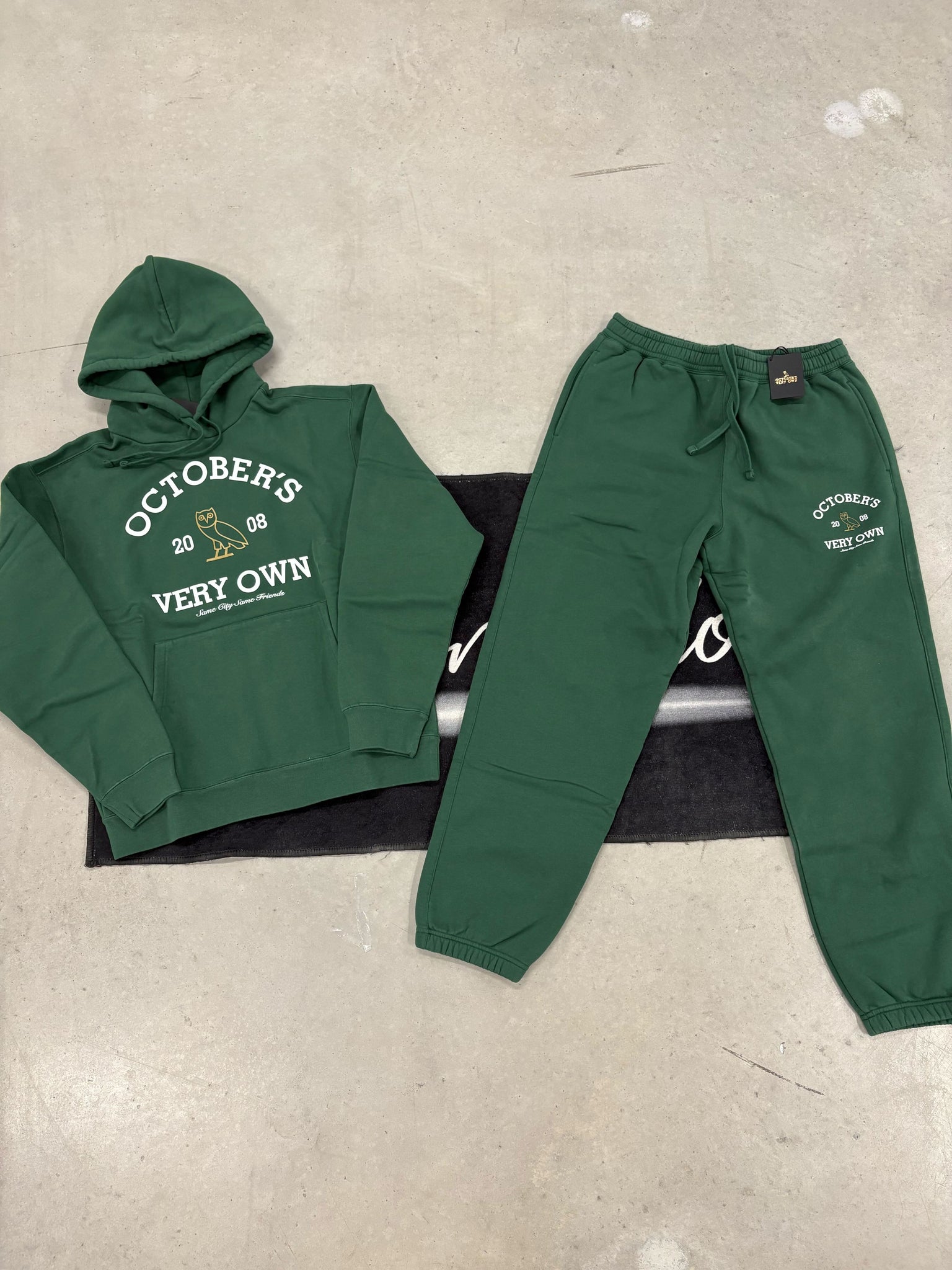 Ovo Green Collage Tracksuit