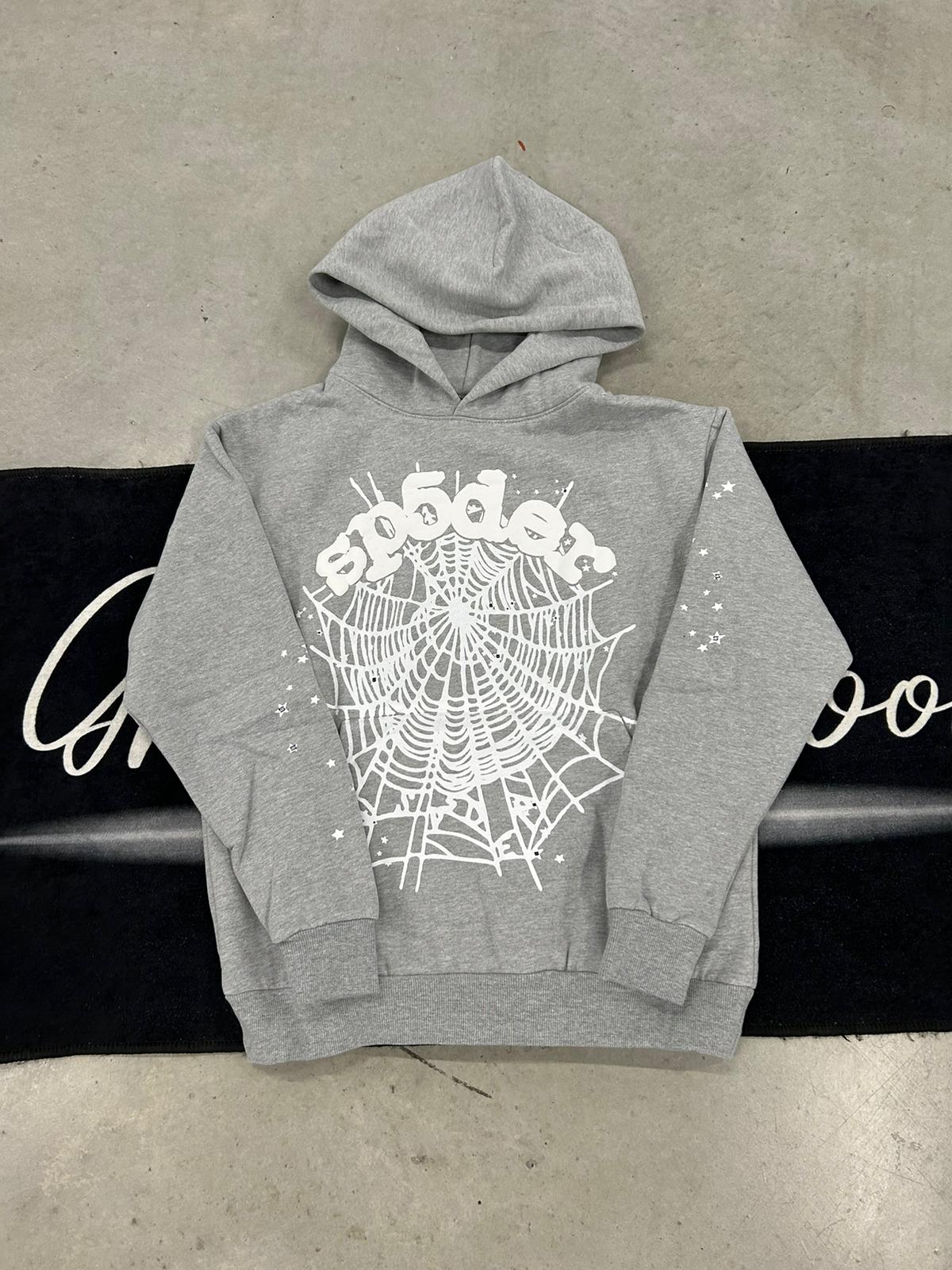 Sp5der "grey og" hoodie