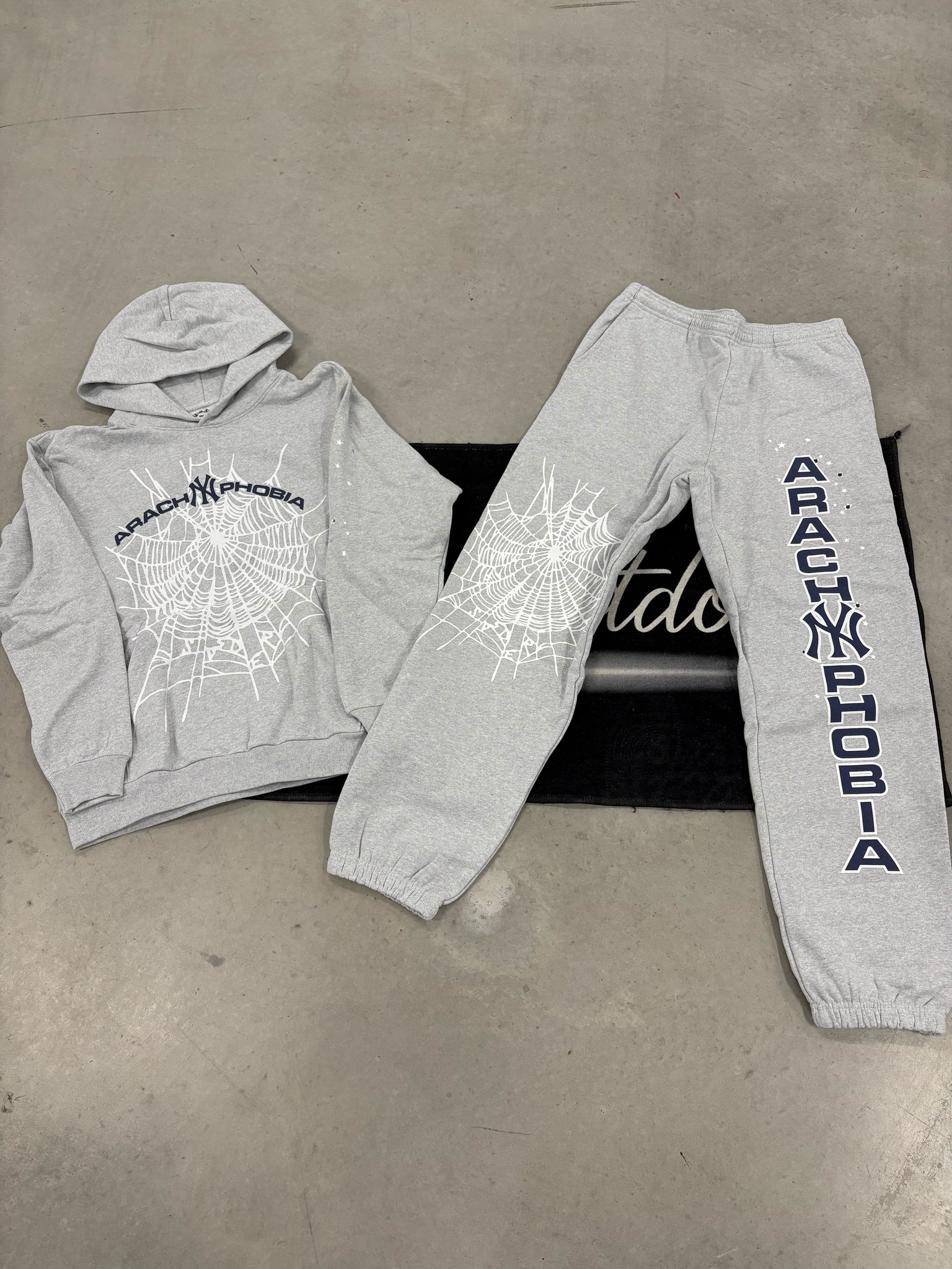 Sp5der NY Grey Tracksuit