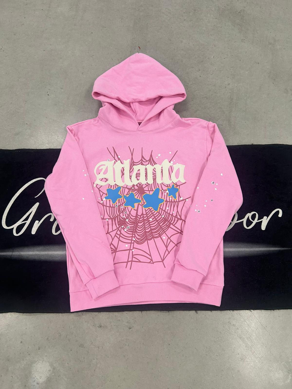 Sp5der "Pink Alanta" hoodie