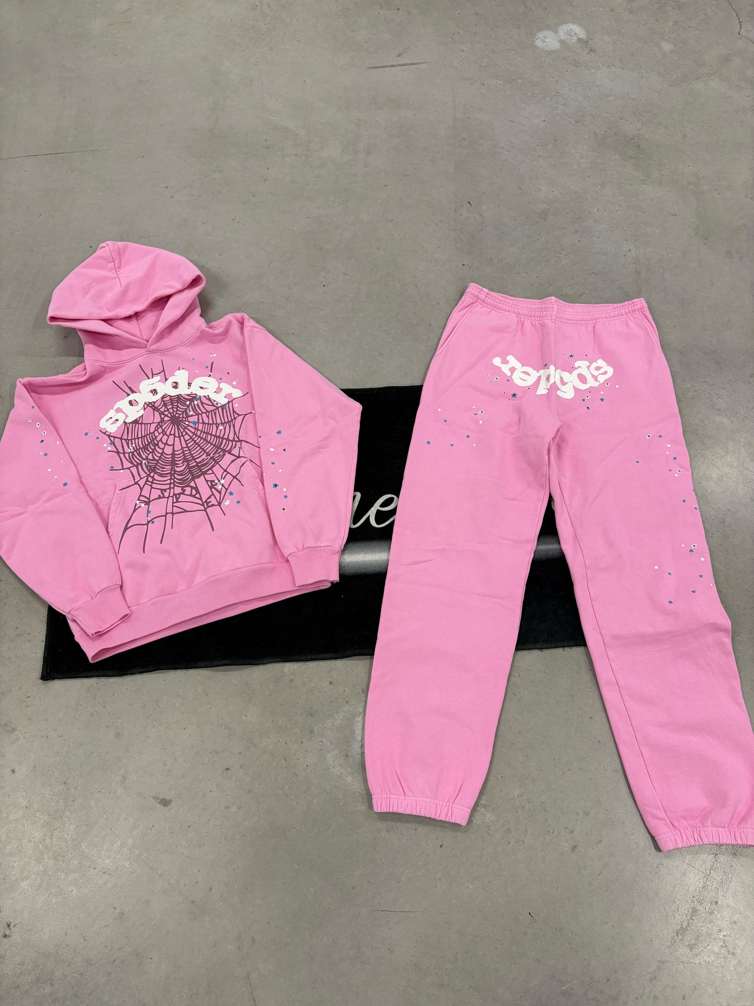 Sp5der Pink Tracksuit