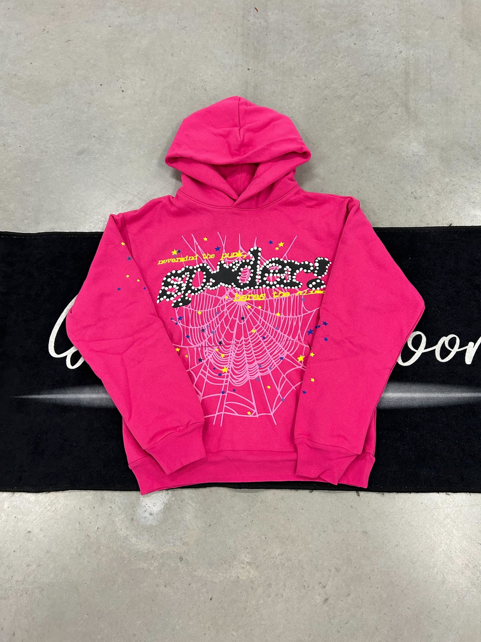 Sp5der "Pink V2" hoodie