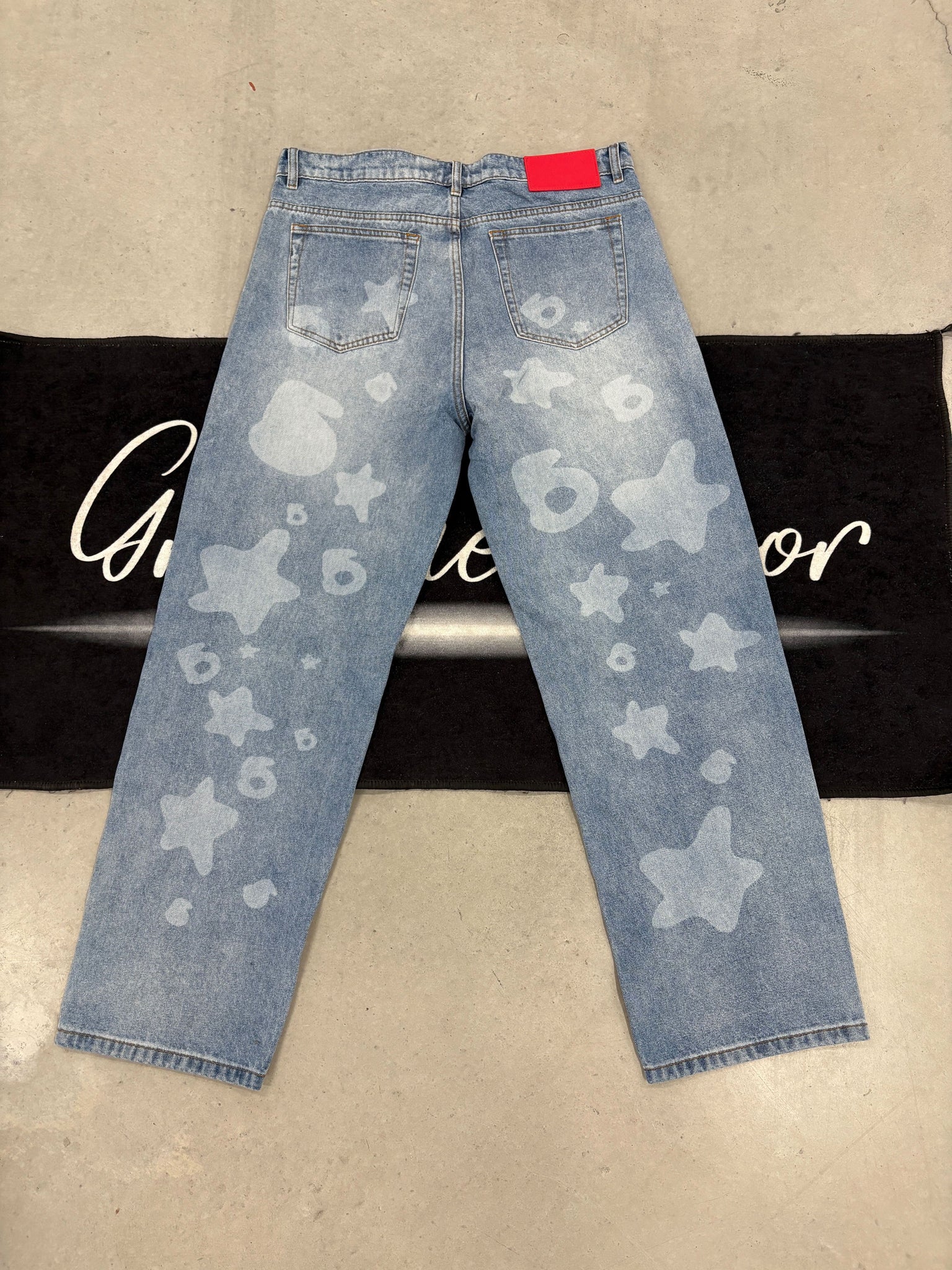 Sp5der "blue' jeans