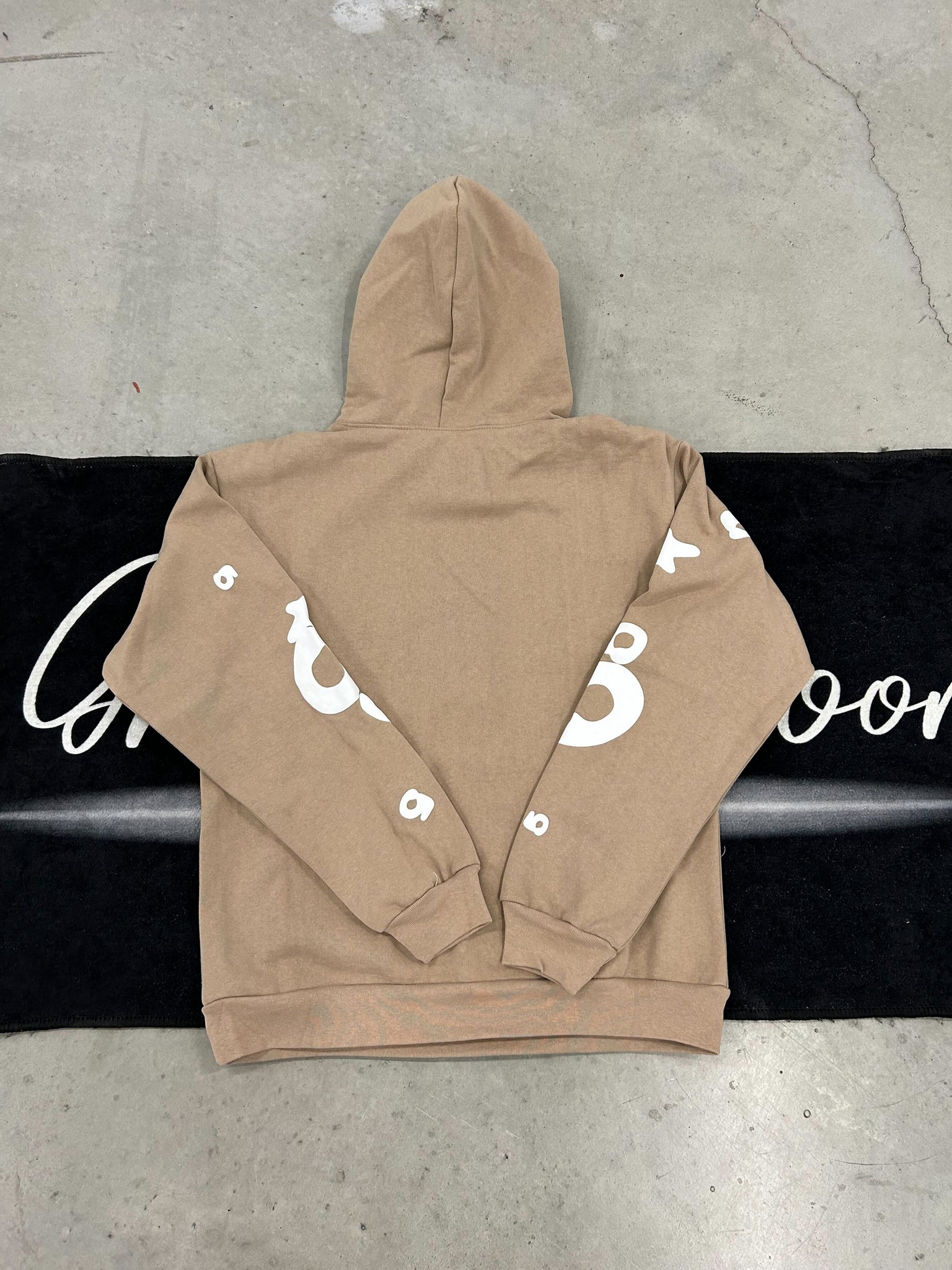 Sp5der "sand beluga" hoodie