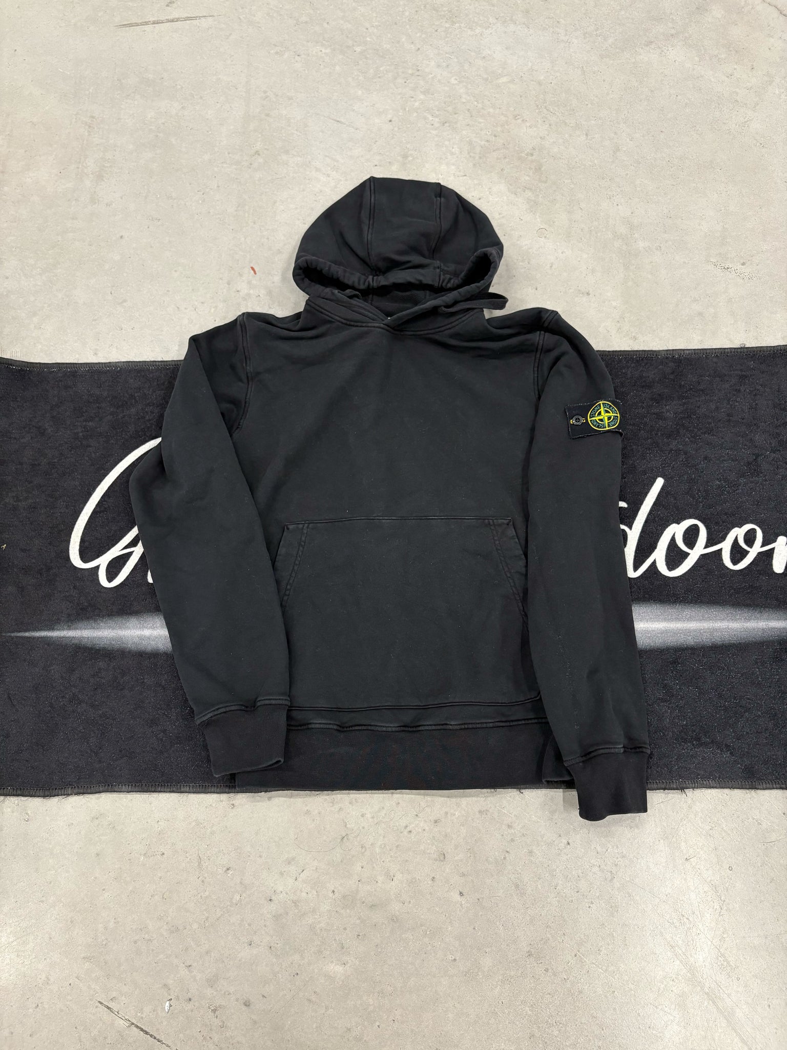 Stone Island Black hoodie (used)