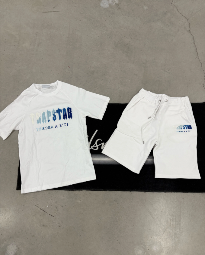 Trapstar It's A Secret White Shirt and Short Set