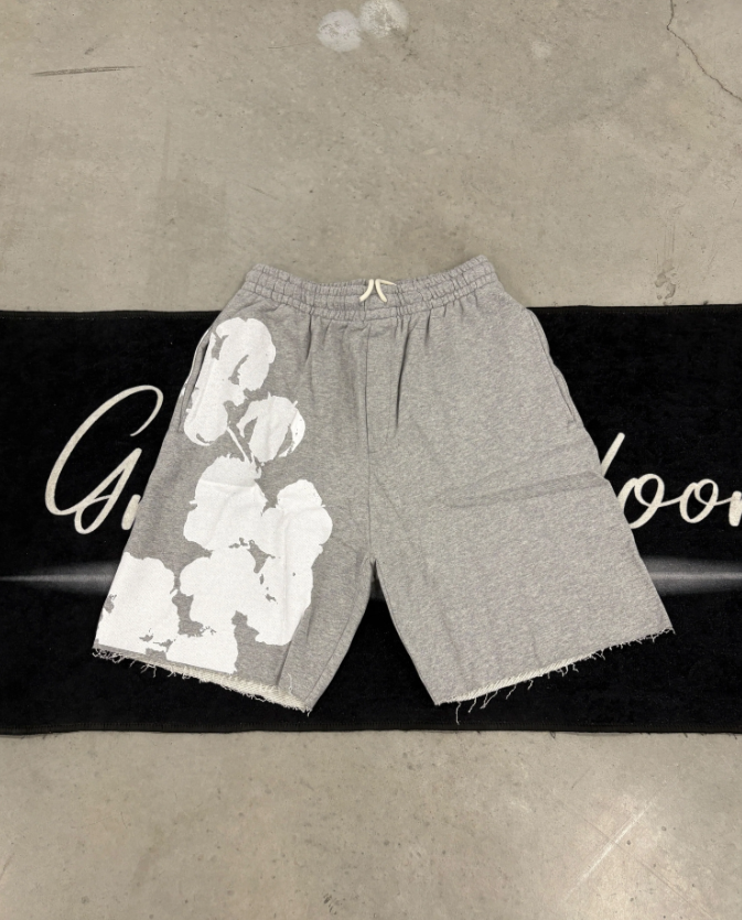 Denim Tears "Grey Jumbo Wreath" Short