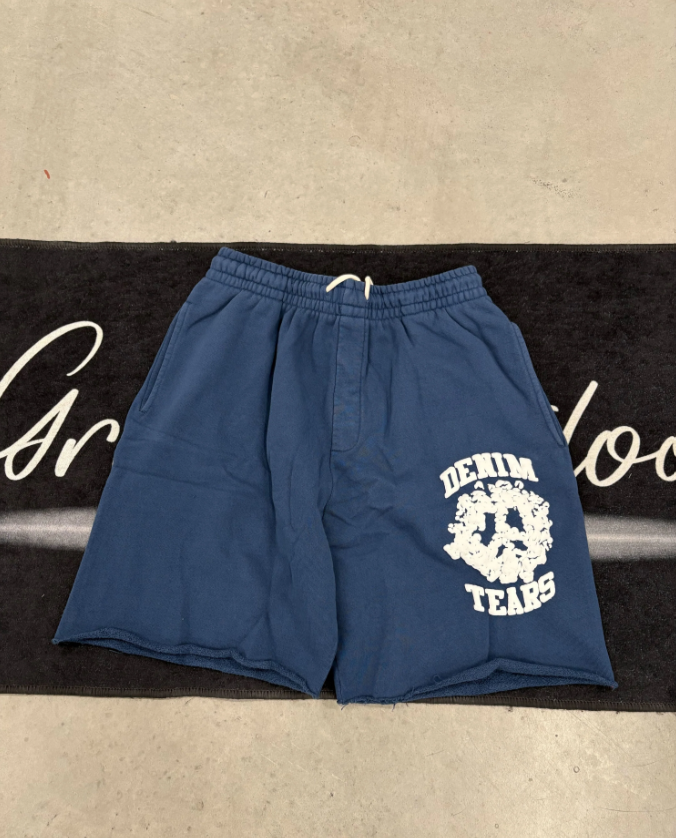 Denim Tears "University Navy" Short