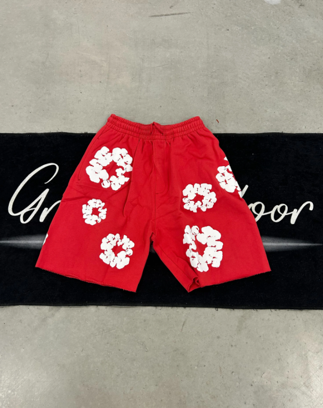 Denim Tears "Red" Short
