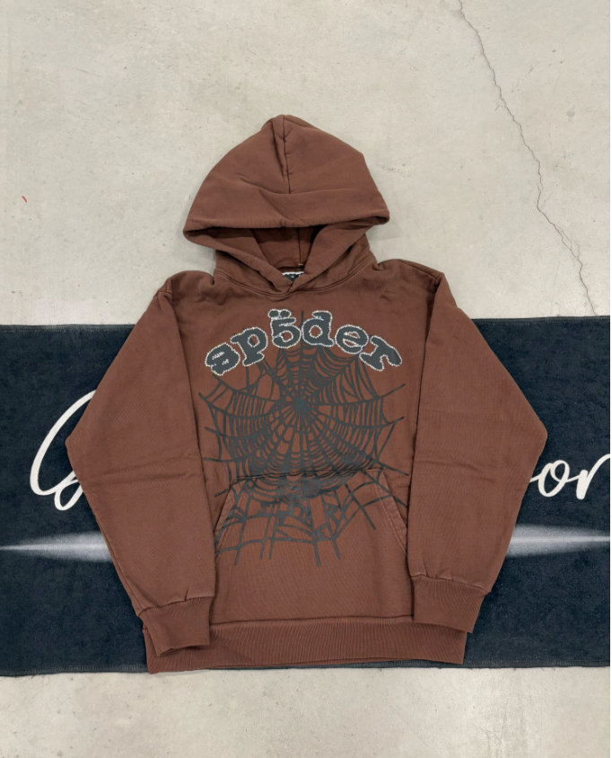 Sp5der "Brown OG" Hoodie