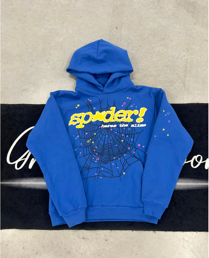 Sp5der "TC Blue" Hoodie