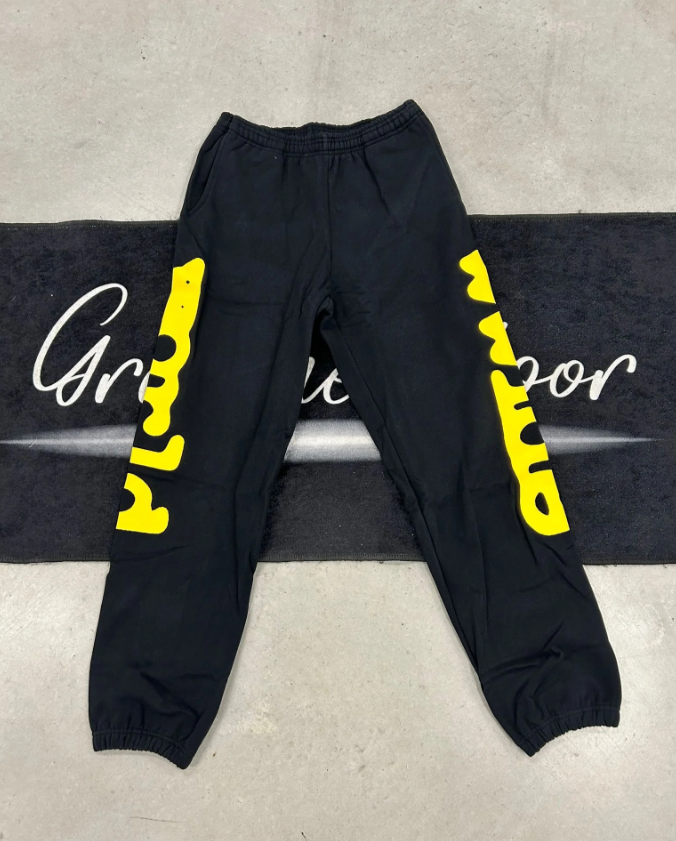 Sp5der "Black yellow beluga" Pants