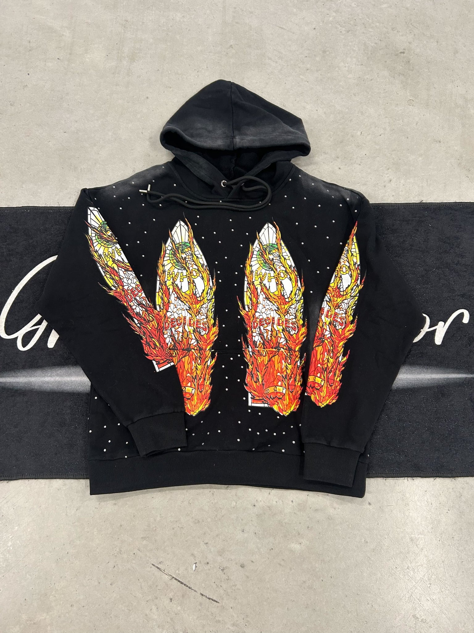 Who Decides War "Flame" hoodie