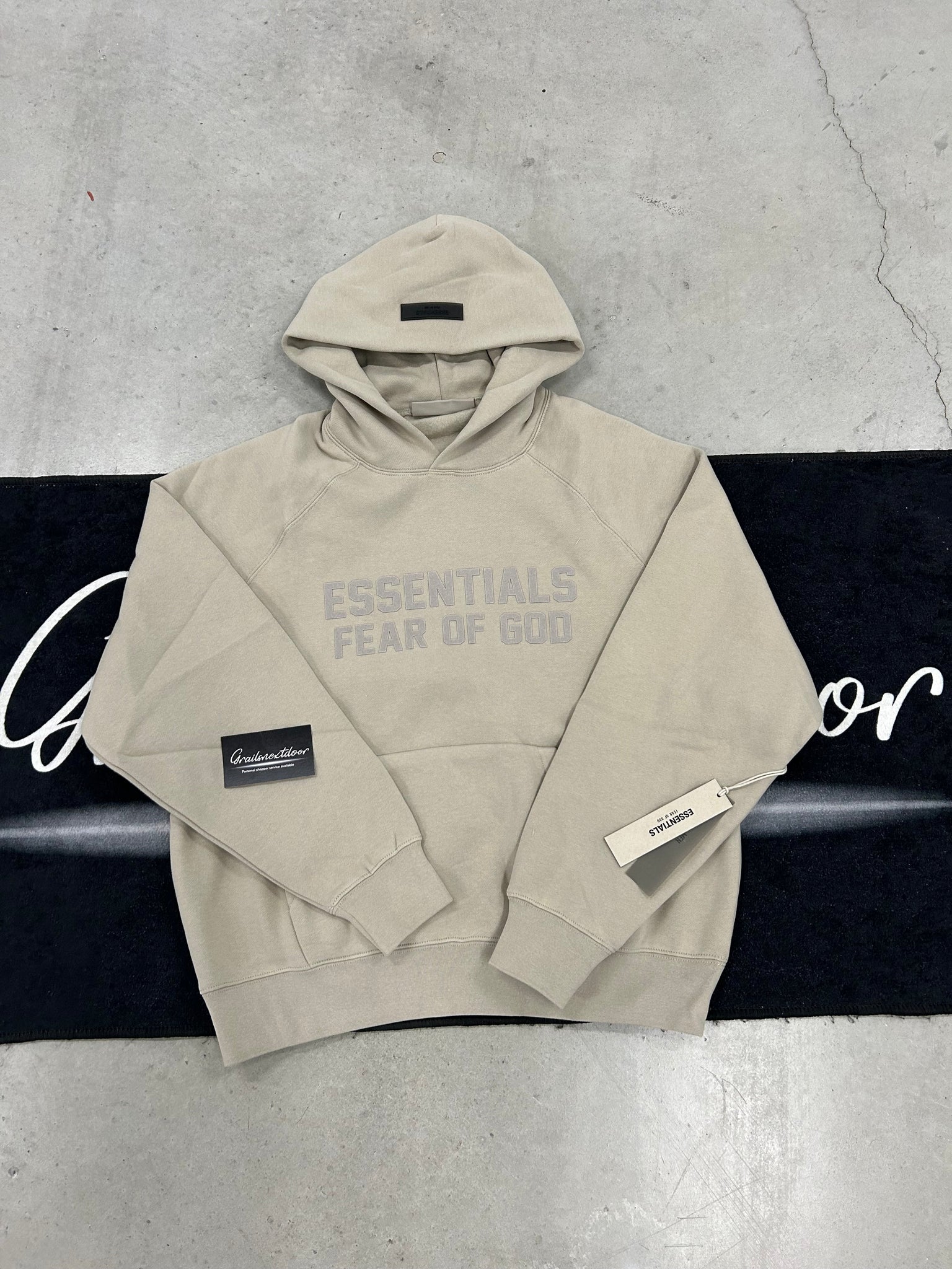 Essentials "smoke" hoodie