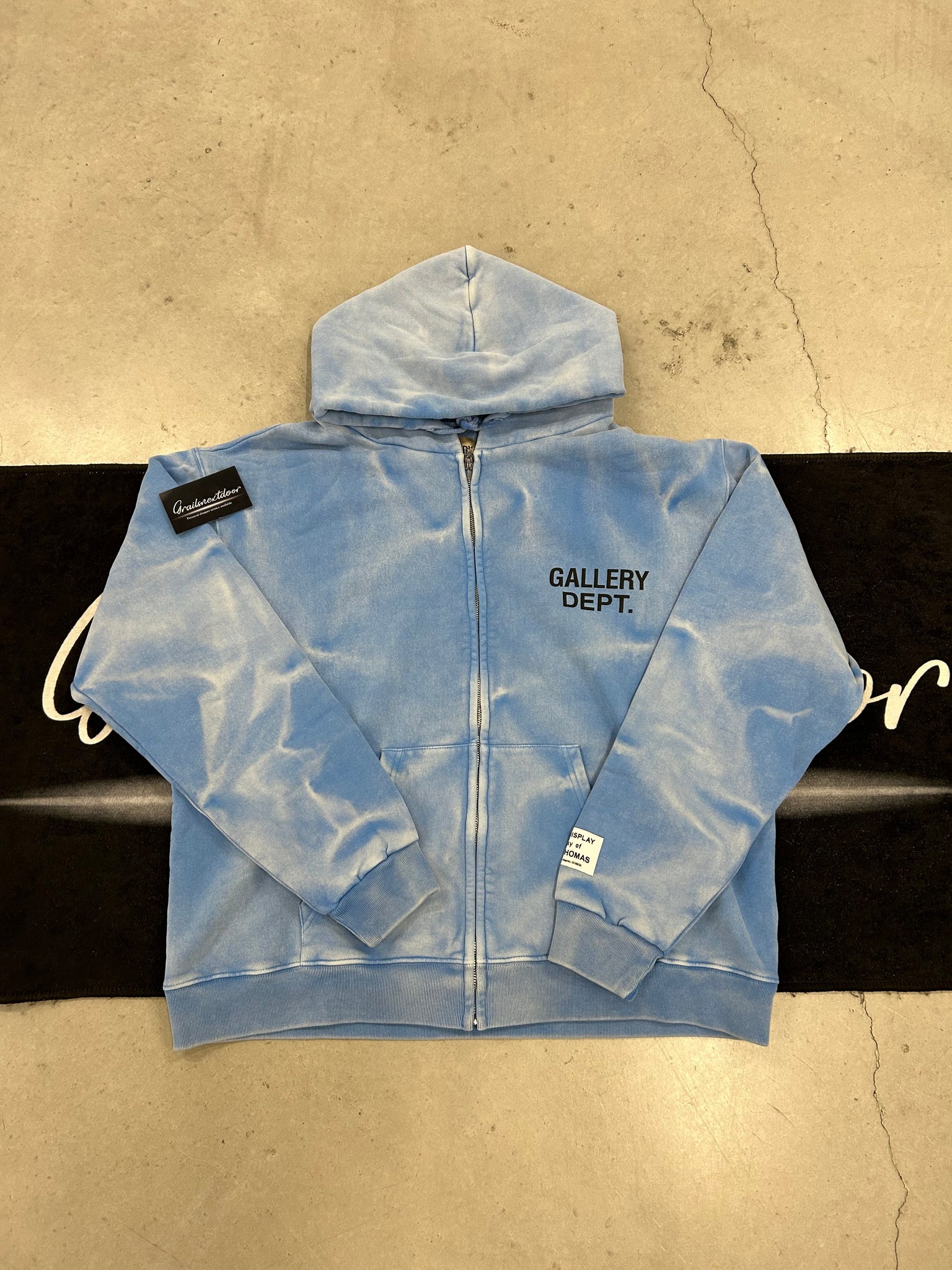 Gallery Dept. "washed blue" hoodie