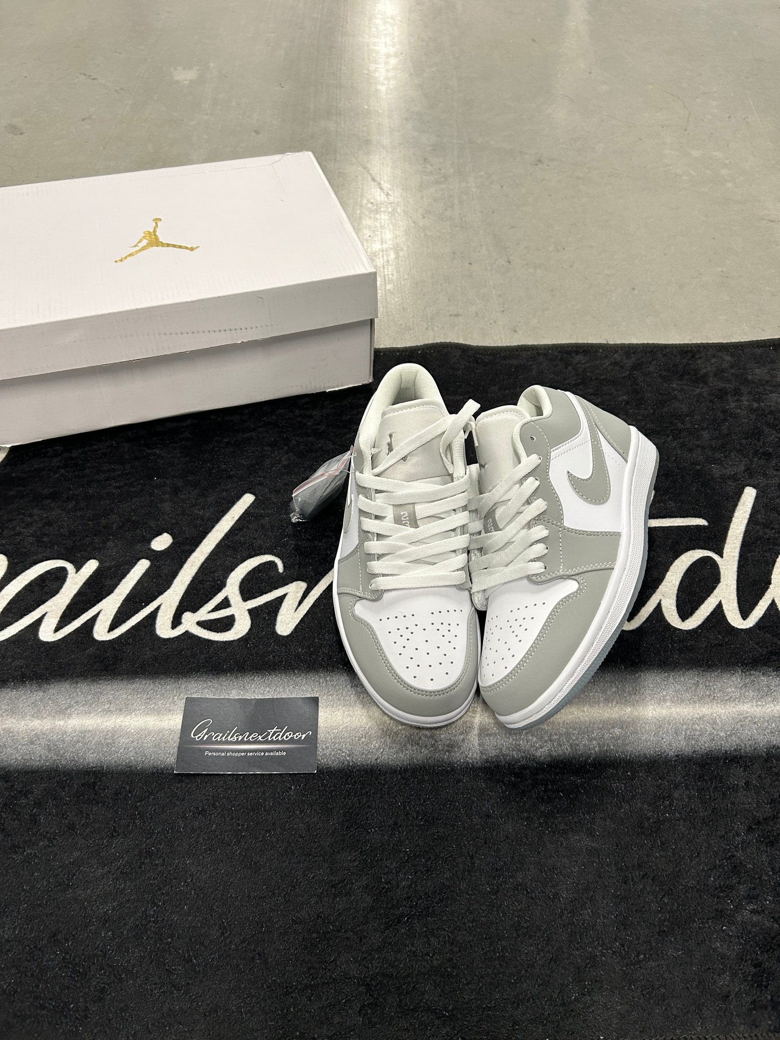 Jordan 1 low "wolf grey"