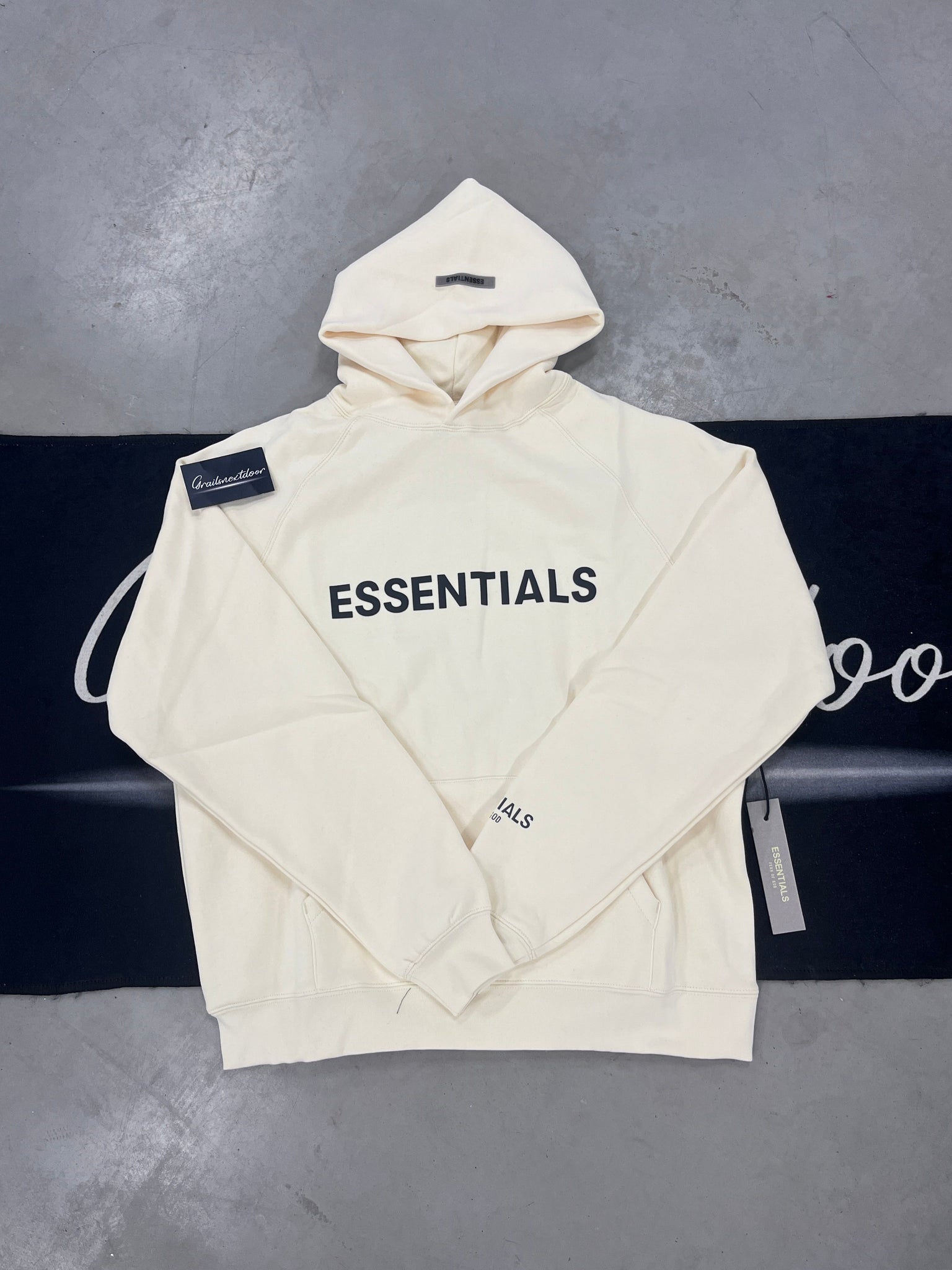 Essentials "cream" hoodie