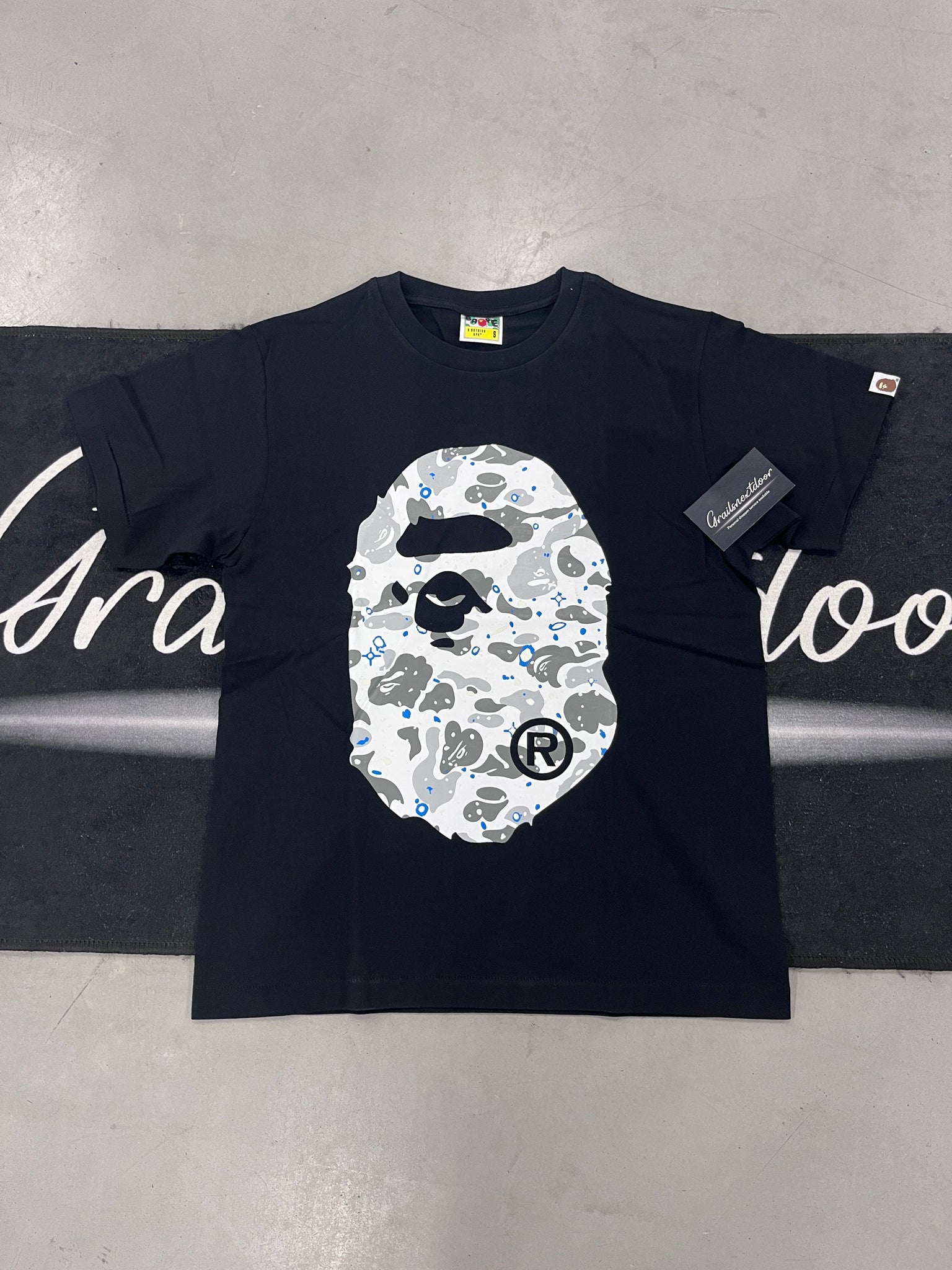 Bape "white camo" shirt