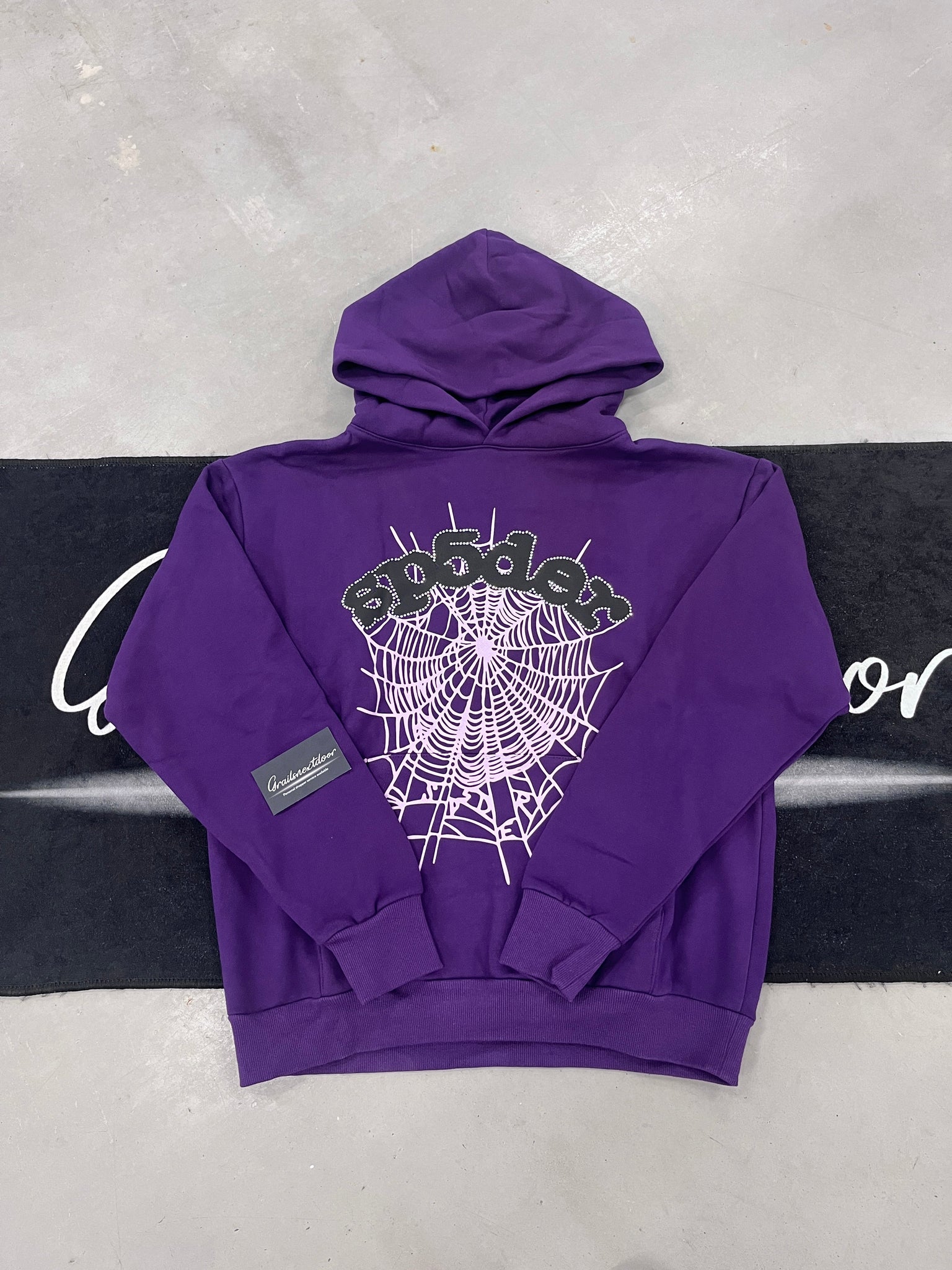 Sp5der "purple" hoodie