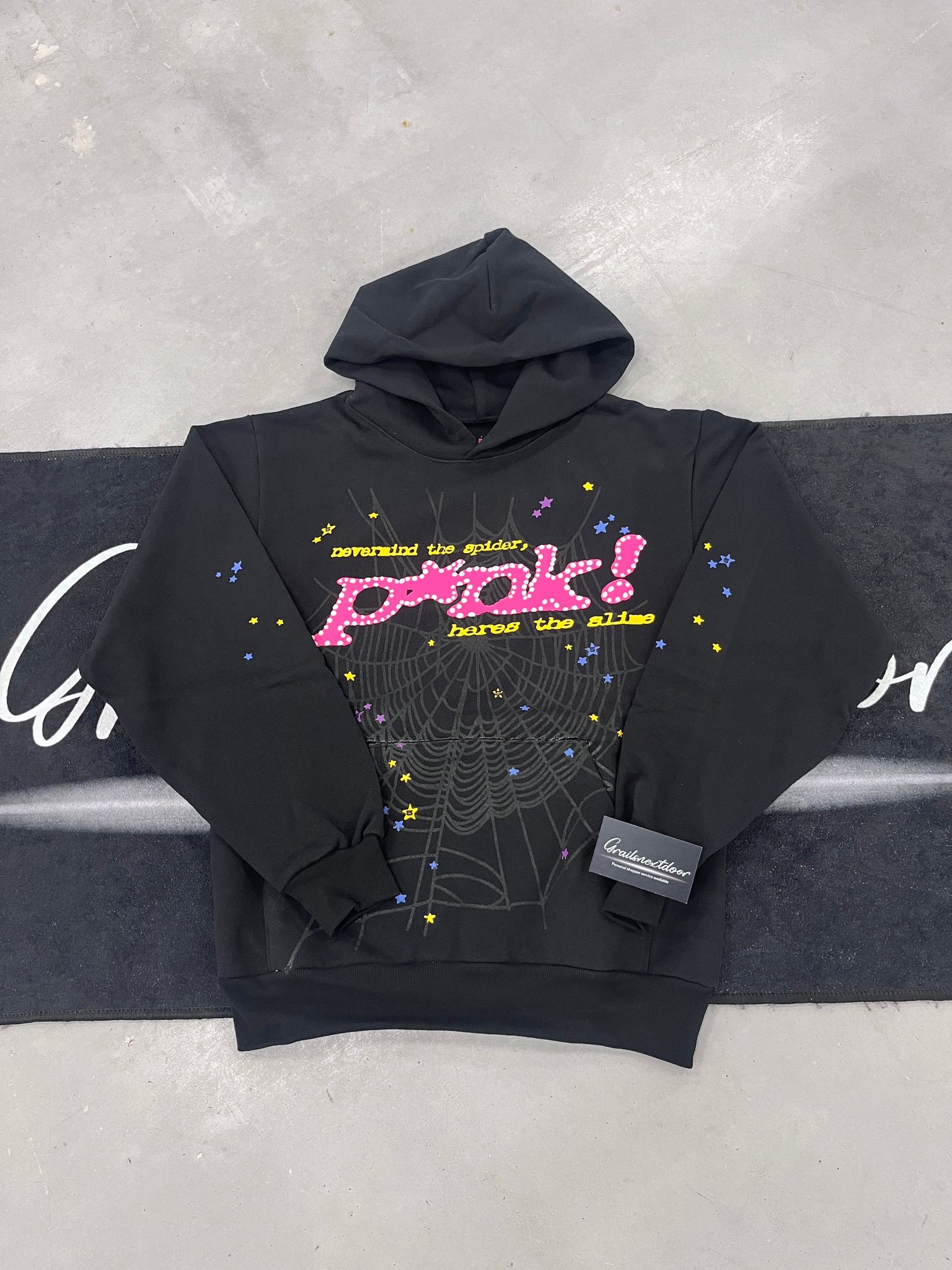 Sp5der "black p*nk" hoodie