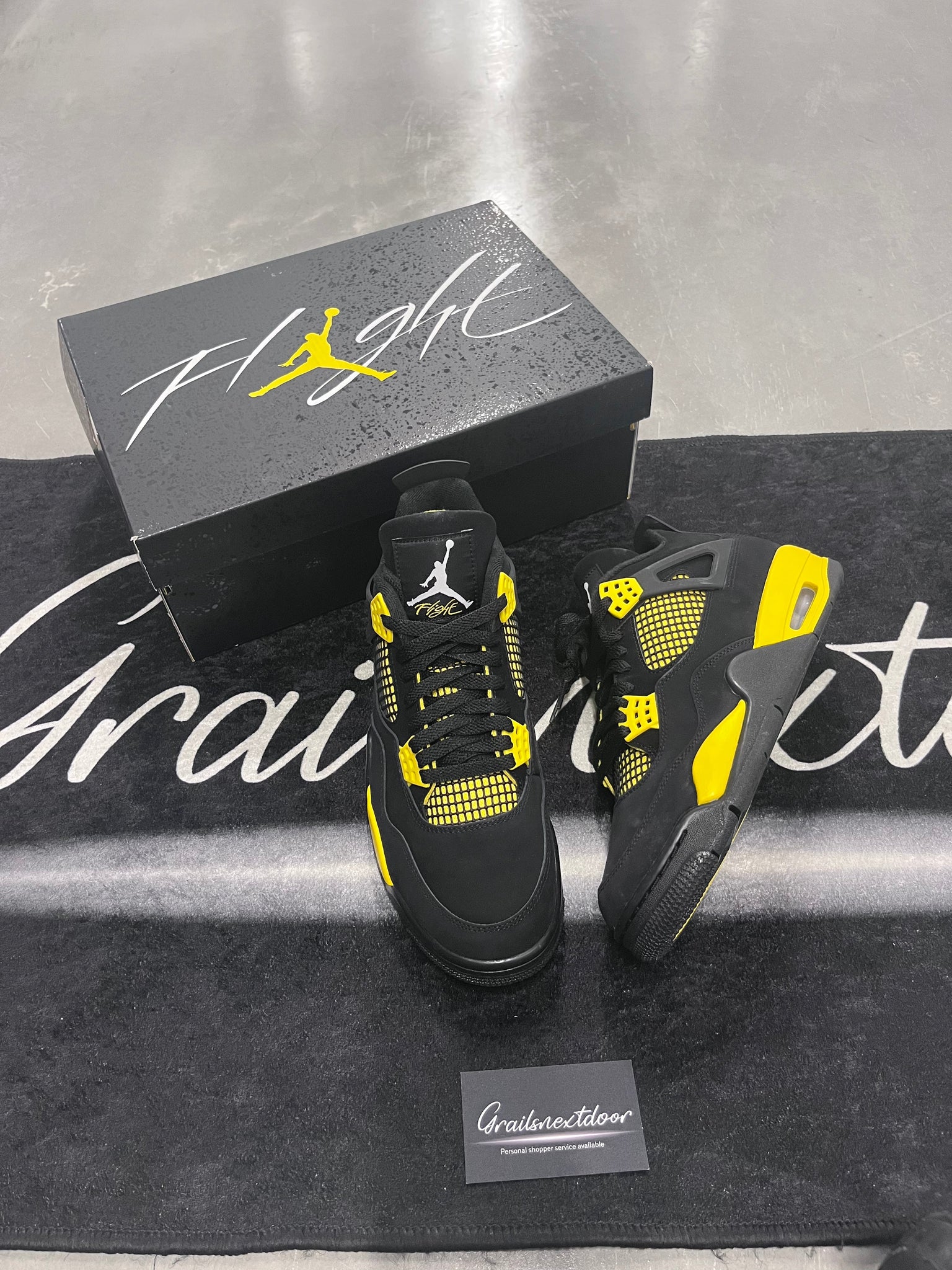 Jordan 4 Yellow  Thunder